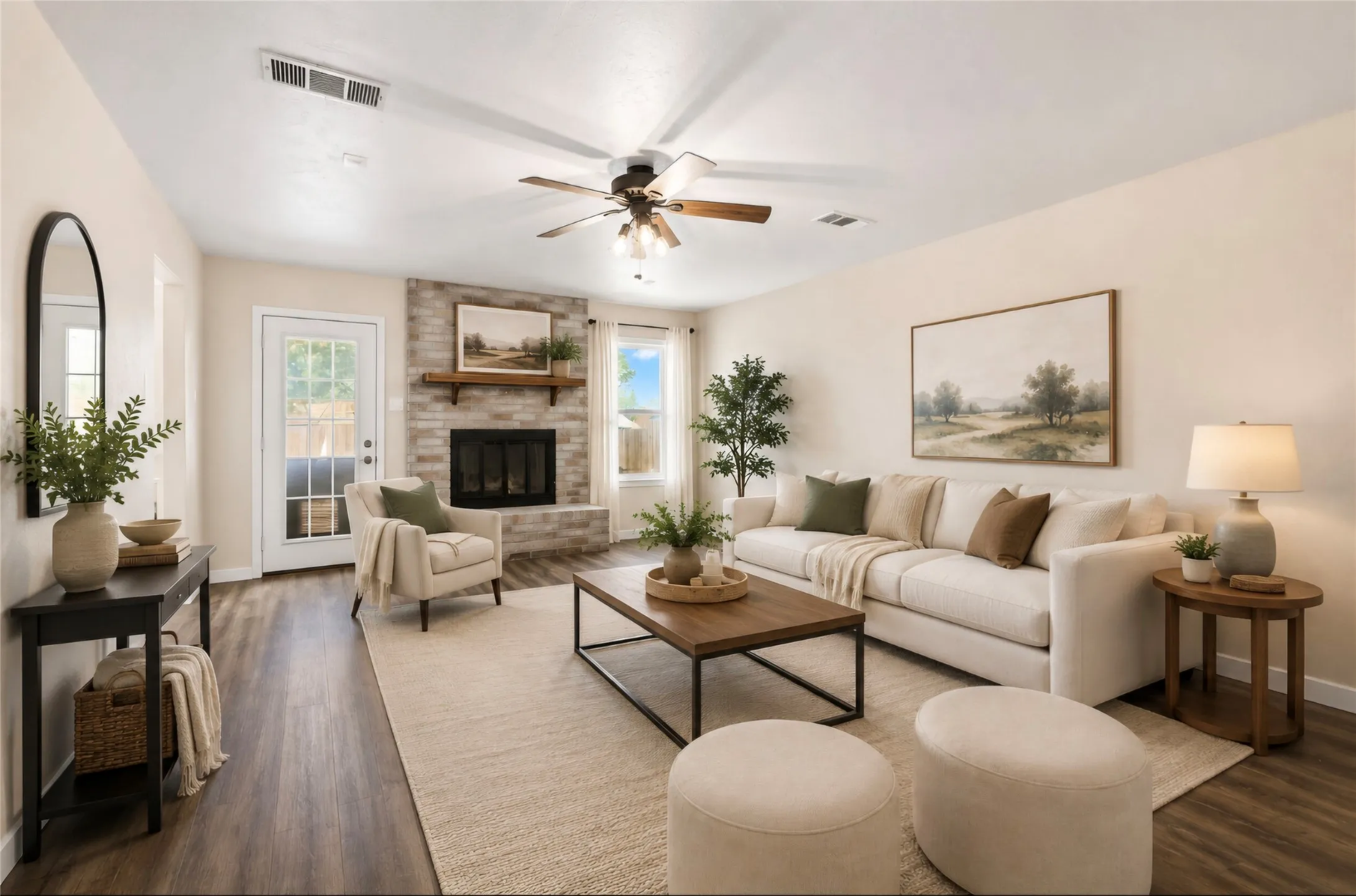 Virtually Staged Living Area