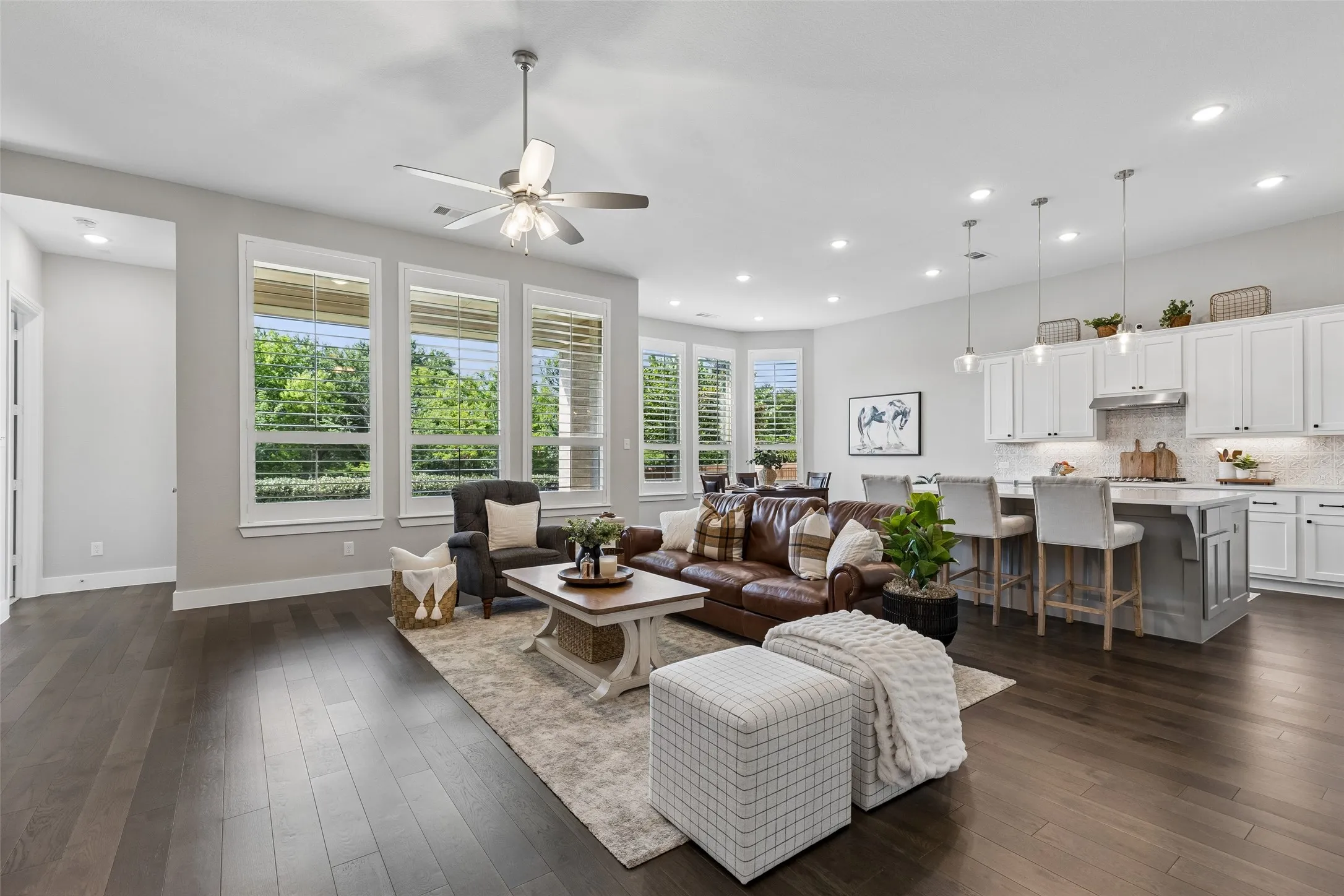 Open floor plan is fantastic for entertaining or relaxing