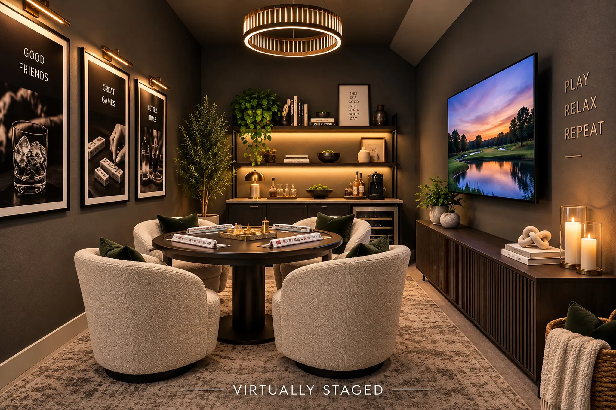 Virutually Staged: Create the ultimate "Game Room"