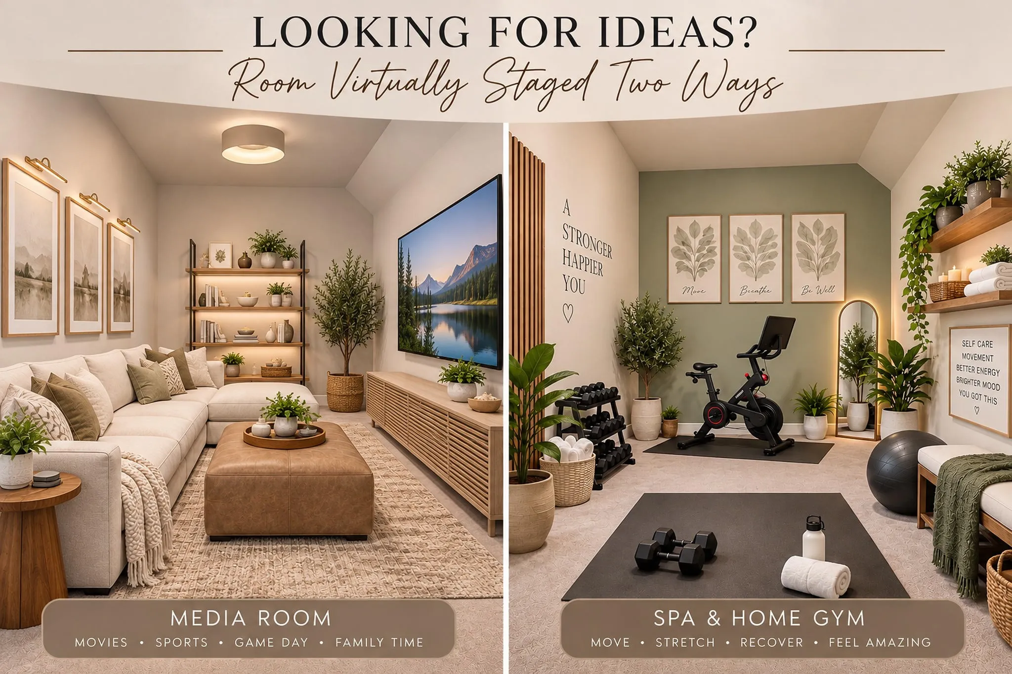 Virtually Staged:
Media or Spa