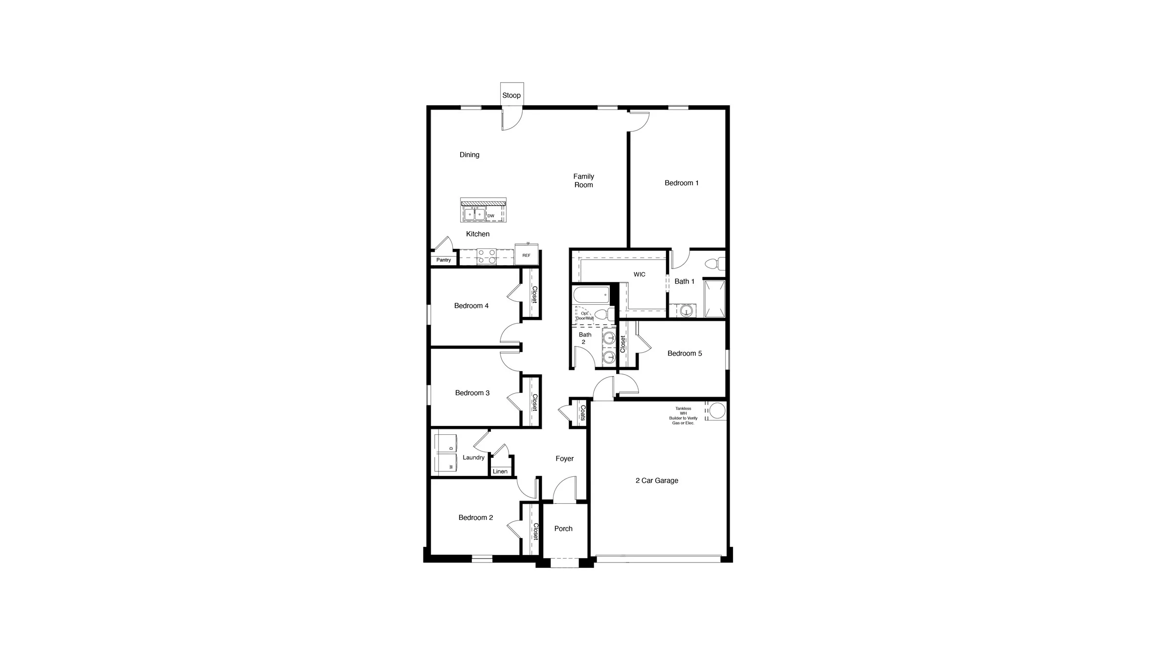 D.R. Horton's  Bailey floorplan - All Home and community information, including pricing, included features, terms, availability and amenities, are subject to change at any time without notice or obligation. All Drawings, pictures, photographs, video, square footages, floor plans, elevations, features, colors and sizes are approximate for illustration purposes only and will vary from the homes as built.