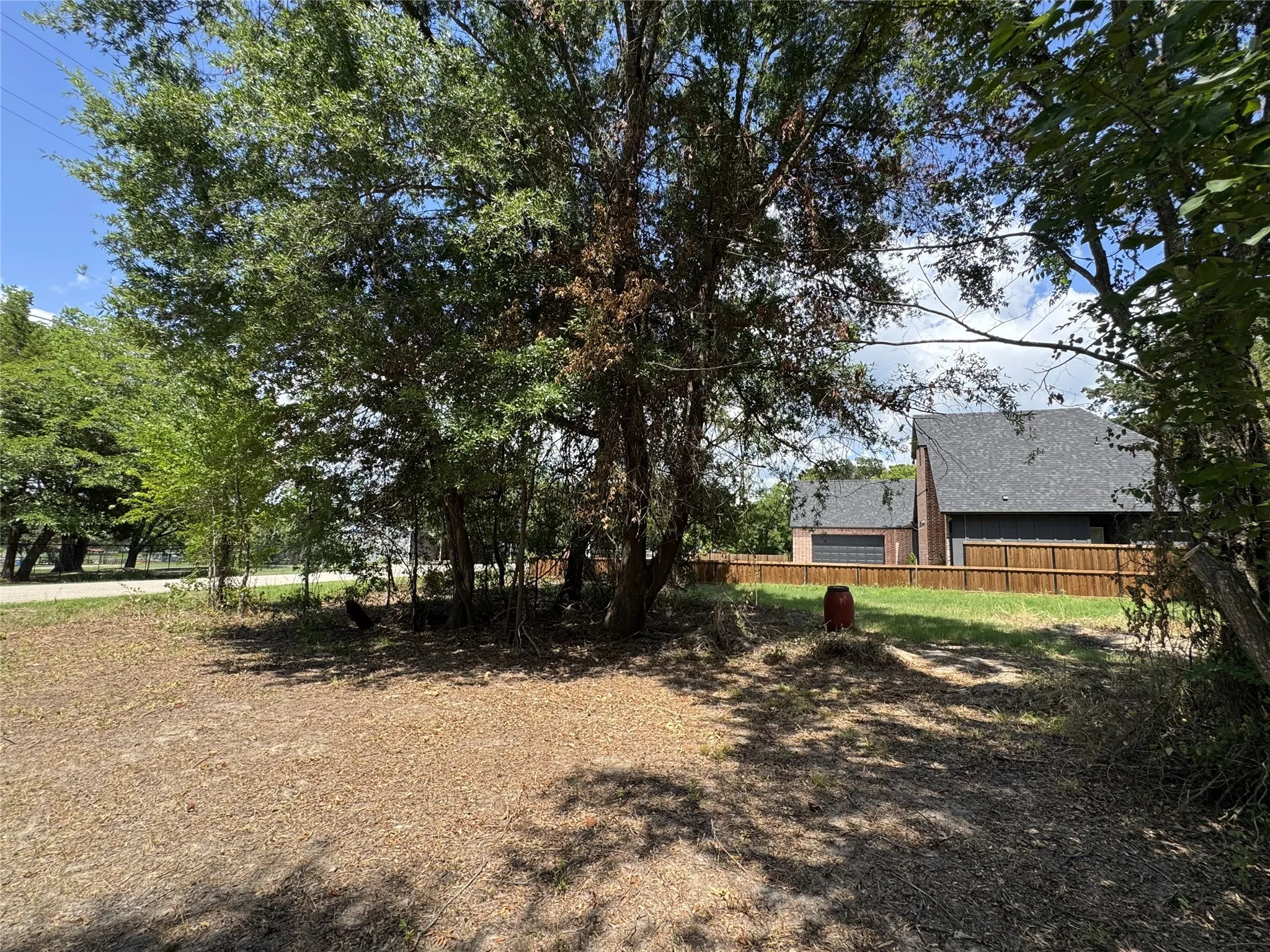 Large tree coverage providing natural shade