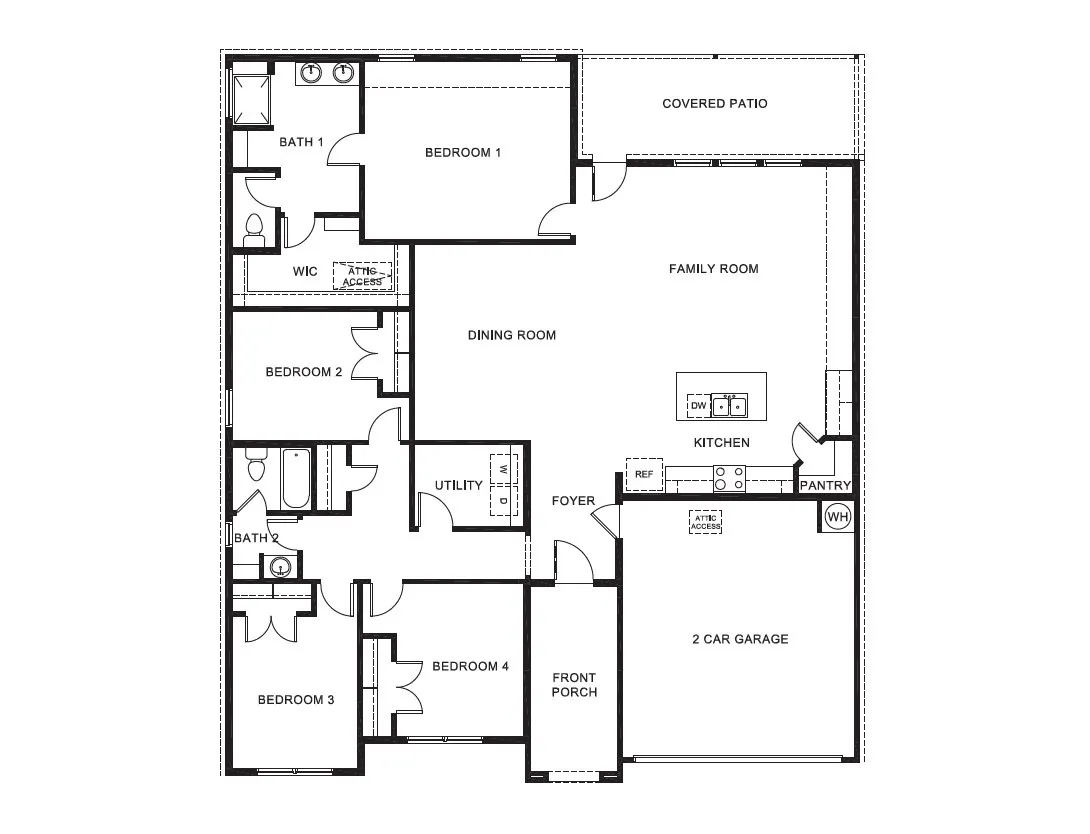 D.R. Horton's  Emory floorplan - All Home and community information, including pricing, included features, terms, availability and amenities, are subject to change at any time without notice or obligation. All Drawings, pictures, photographs, video, square footages, floor plans, elevations, features, colors and sizes are approximate for illustration purposes only and will vary from the homes as built.