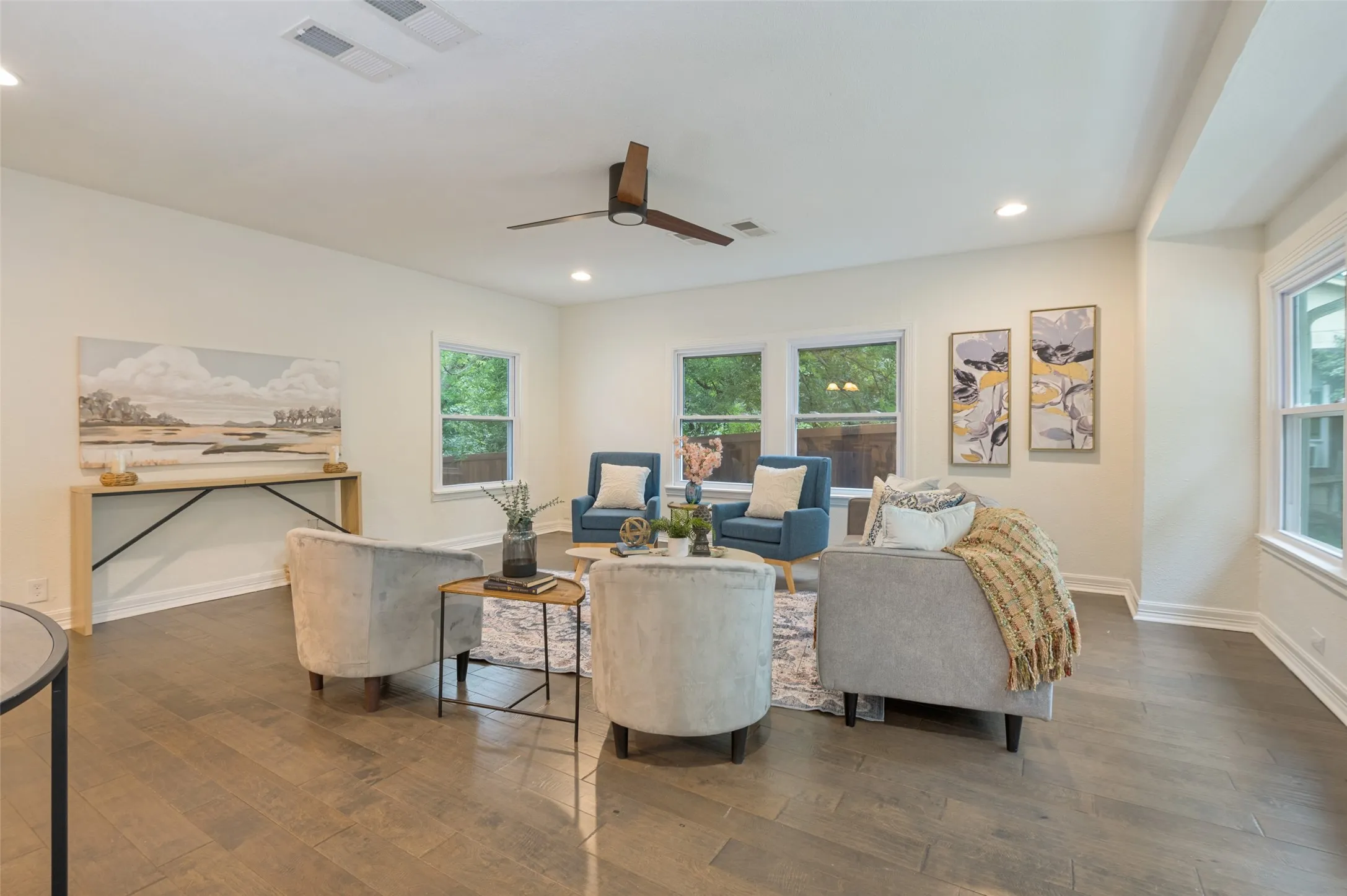 LIVING AREA IS OPEN WITH NEWER WINDOWS