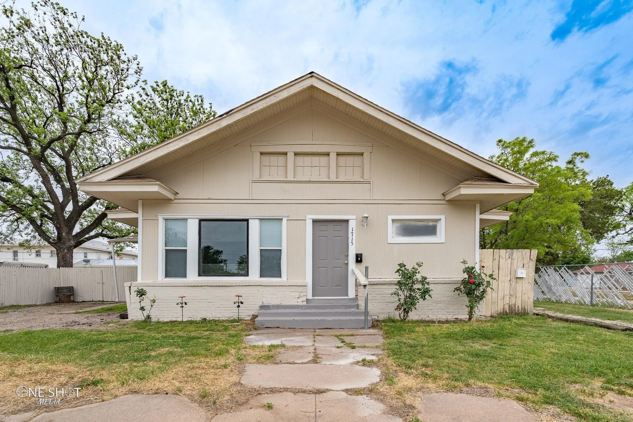 View of bungalow-style home