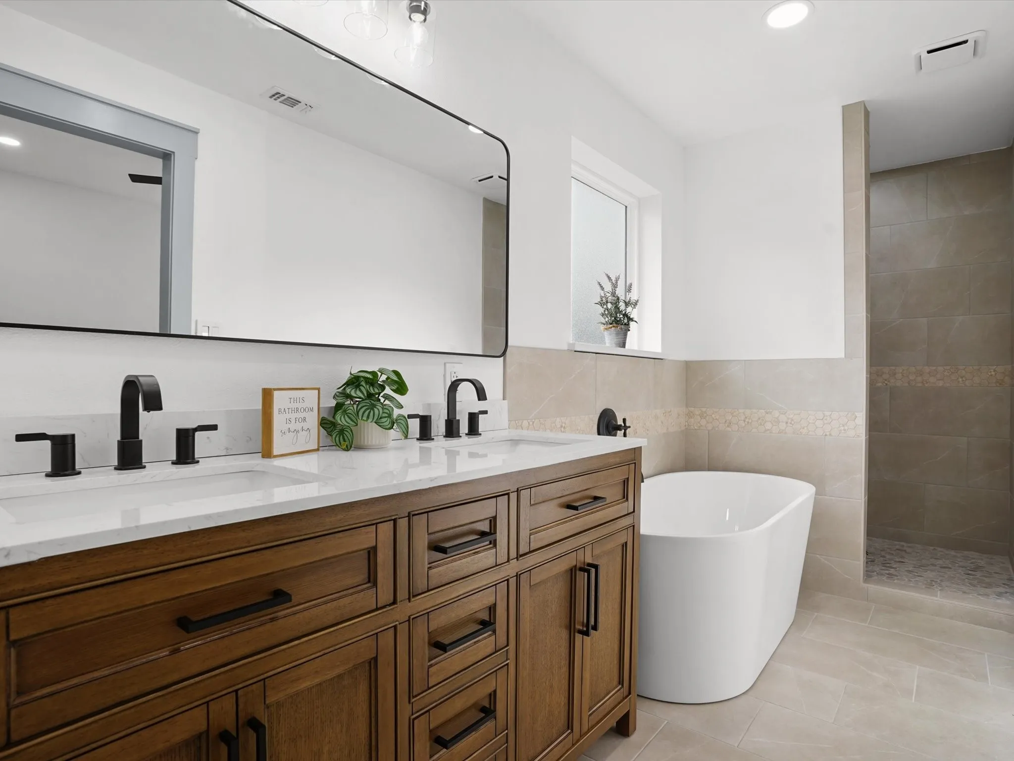 Master bathroom.