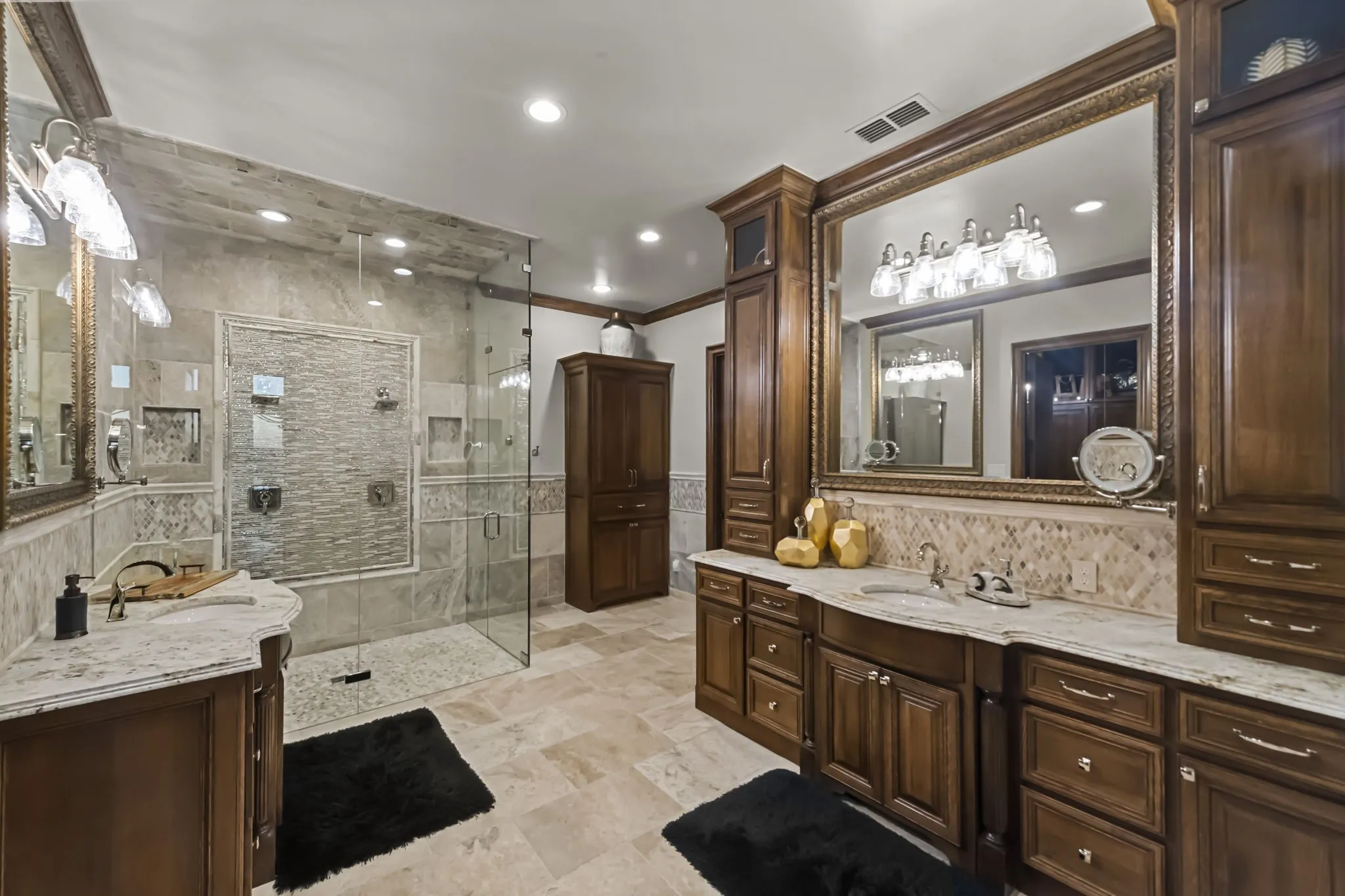 Another view of countertop in primary bath