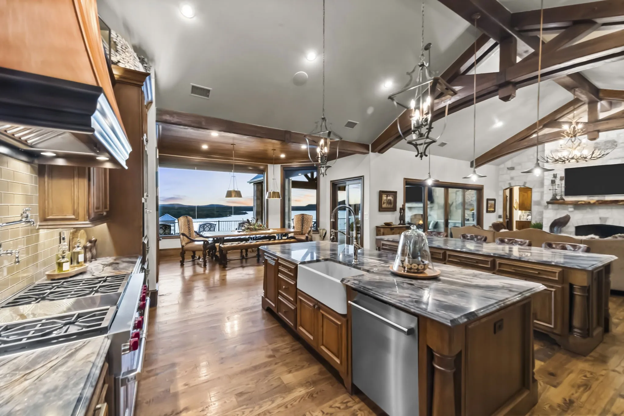Fully custom Chefs kitchen