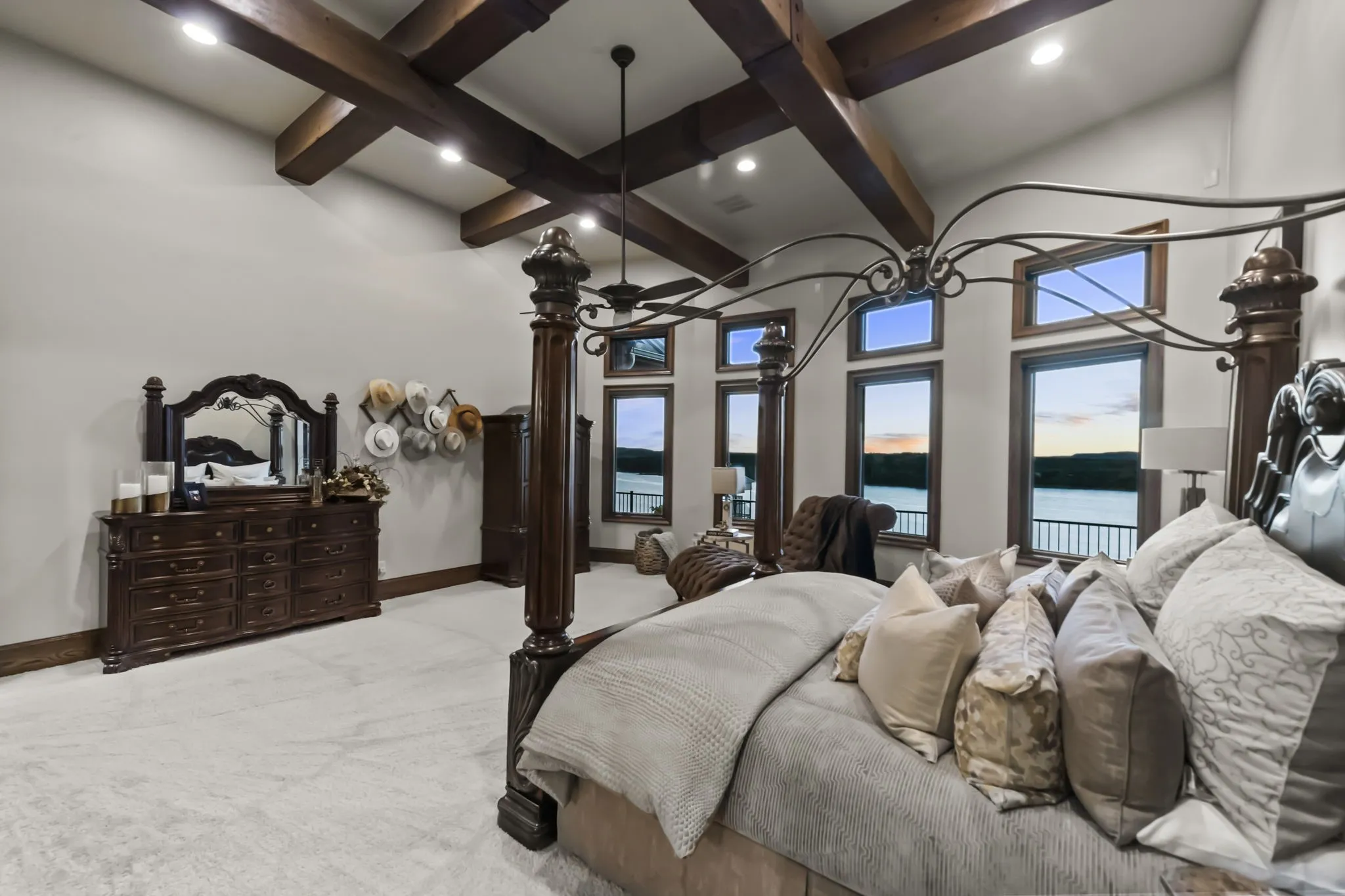 Oversized primary bedroom