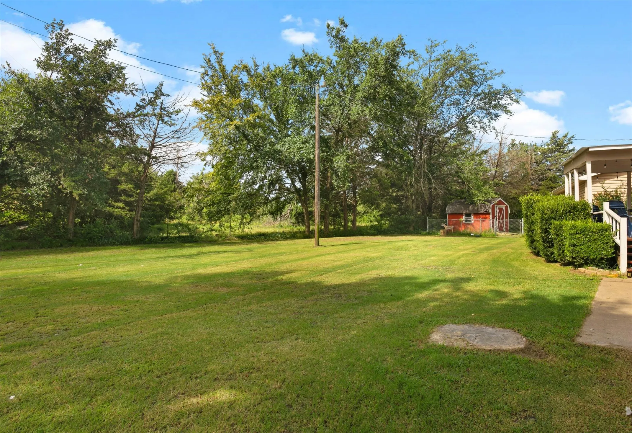large yard