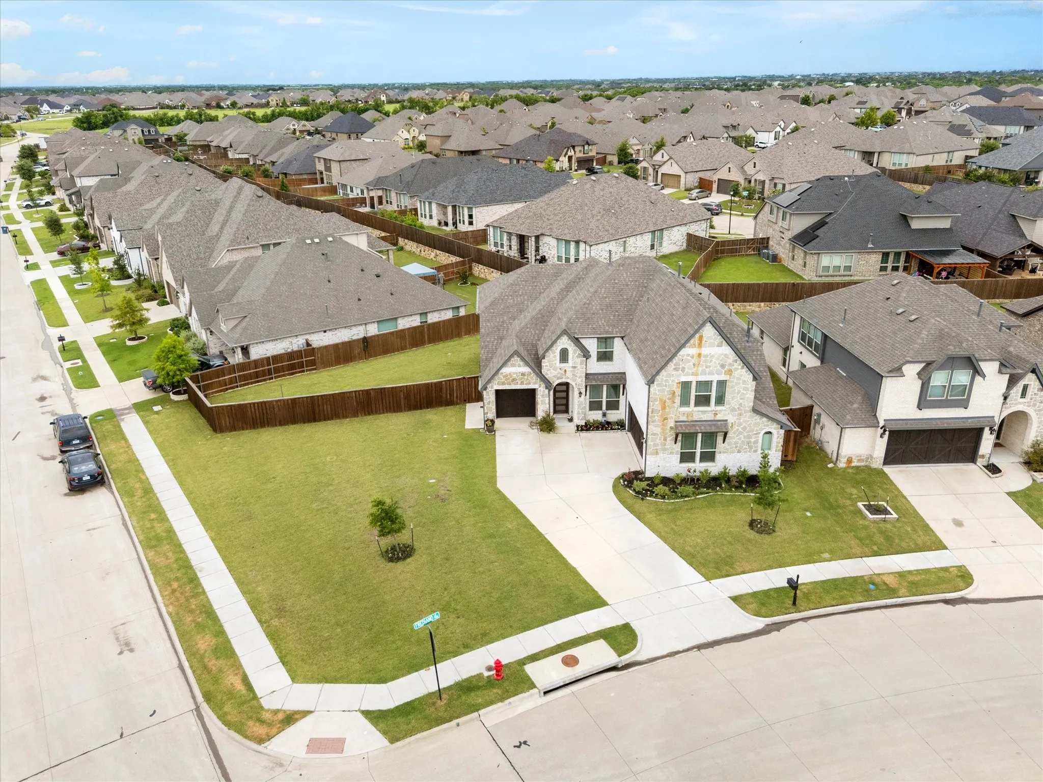 Aerial View of Property