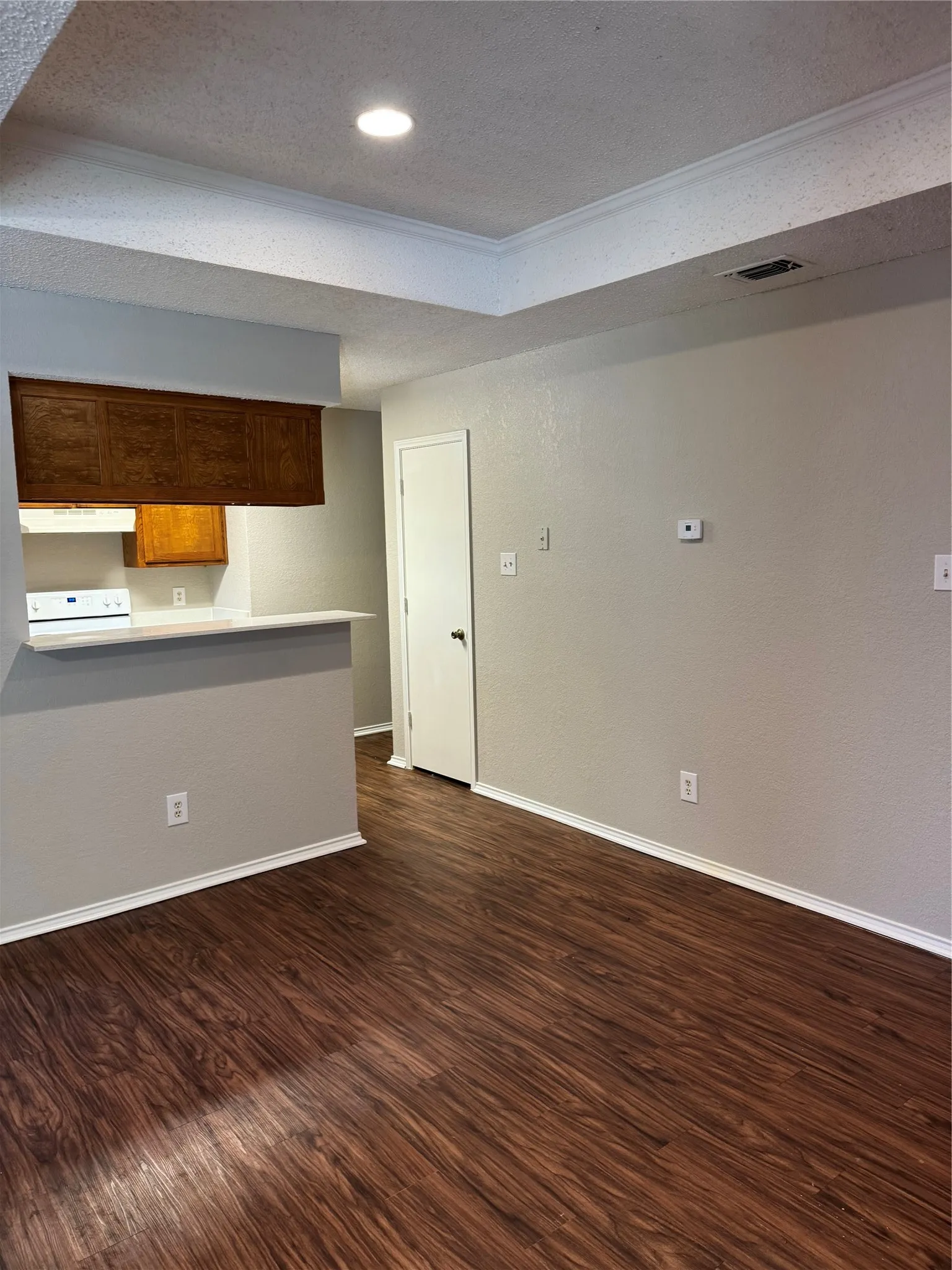 View of Breakfast bar looking into kitchen