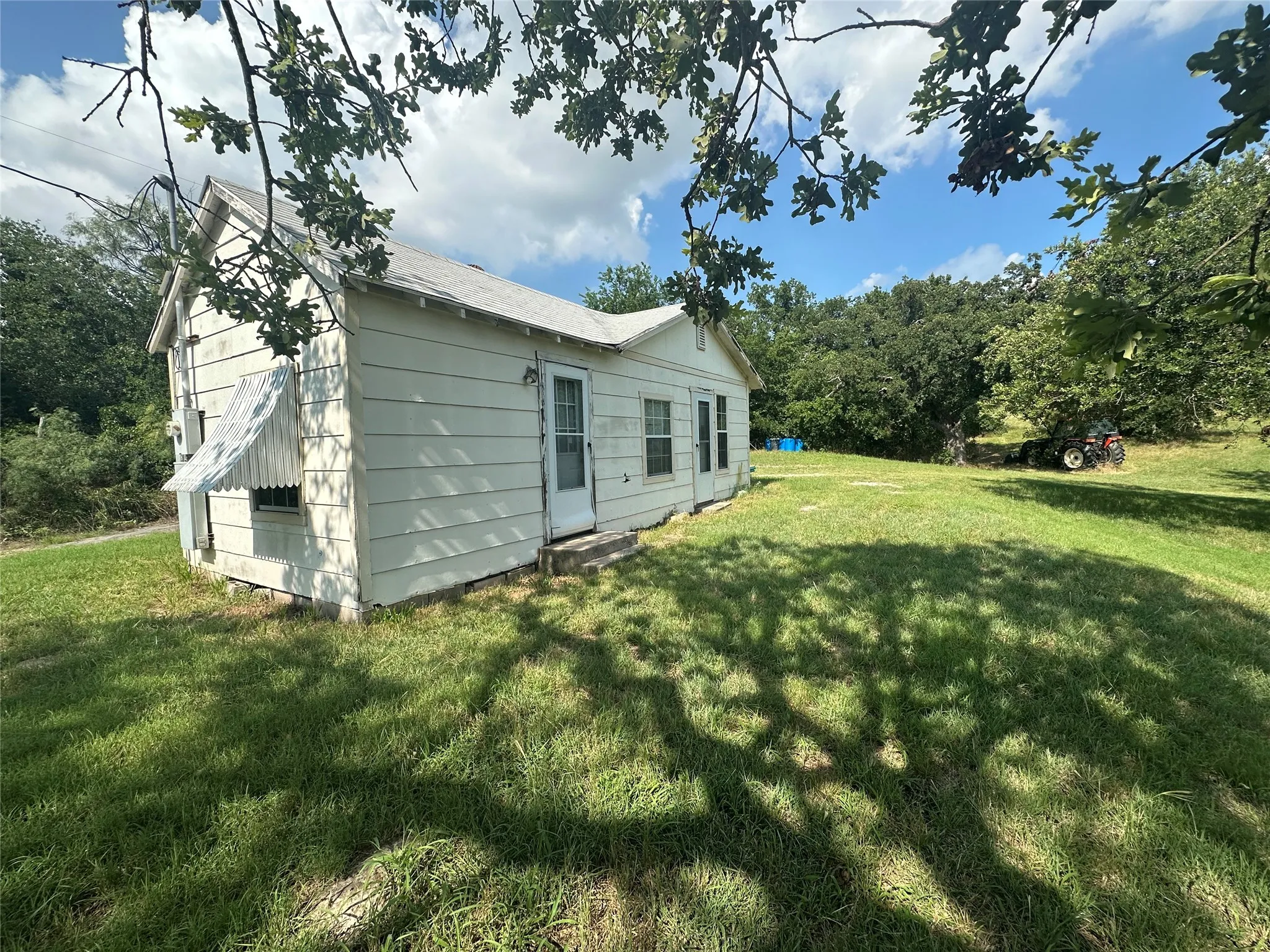 Front of the farm house