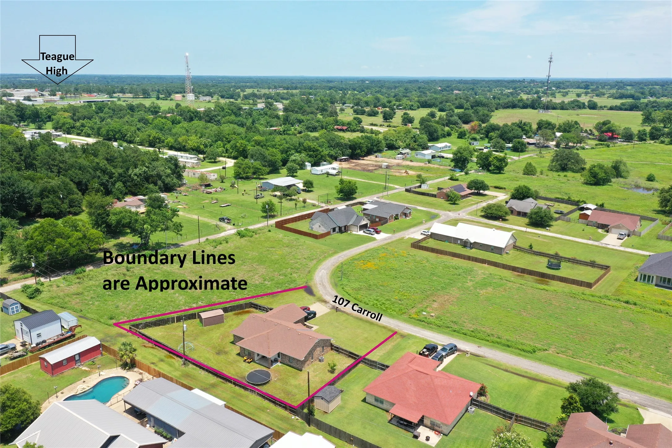 Single Family Residence For Sale in Freestone County , 107 Carroll Street, Teague, Texas 75860, 4 Bedroom, 2 Bathroom, 2 Garage spaces, 1,940 Sqft, built in 2005, mls#21308597, Real Estate Agent in Teague, Homes For Sale in Freestone county, Homes For Sale in Teague, Realtor in Teague Texas, Real Estate Brokerage Independent Realty Texas, Luminita Cordes Realtor