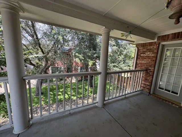 Balcony has an access from 2 rooms