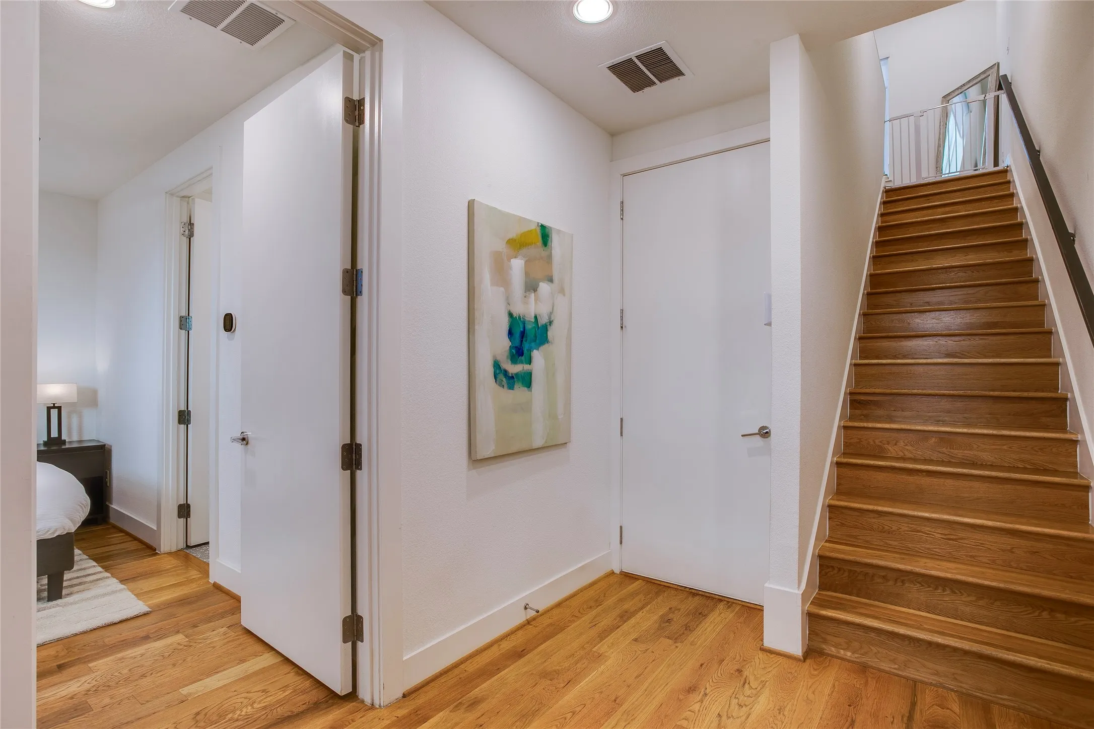 Foyer w/ first floor bedroom