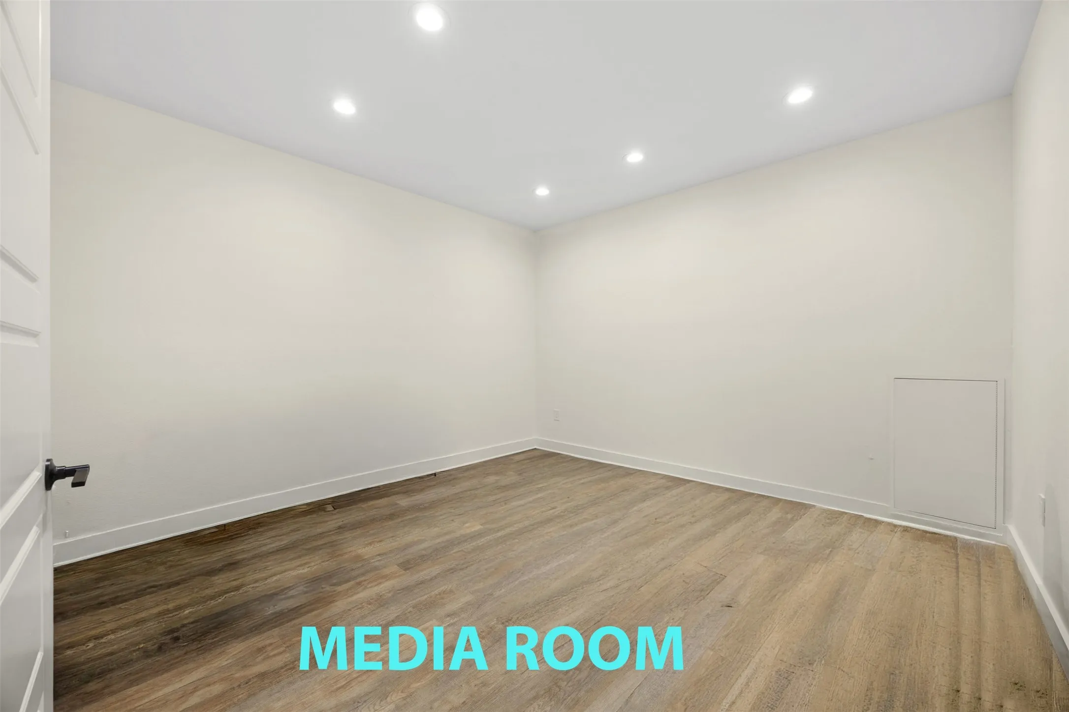 Media Room (empty), adjoins Family Room