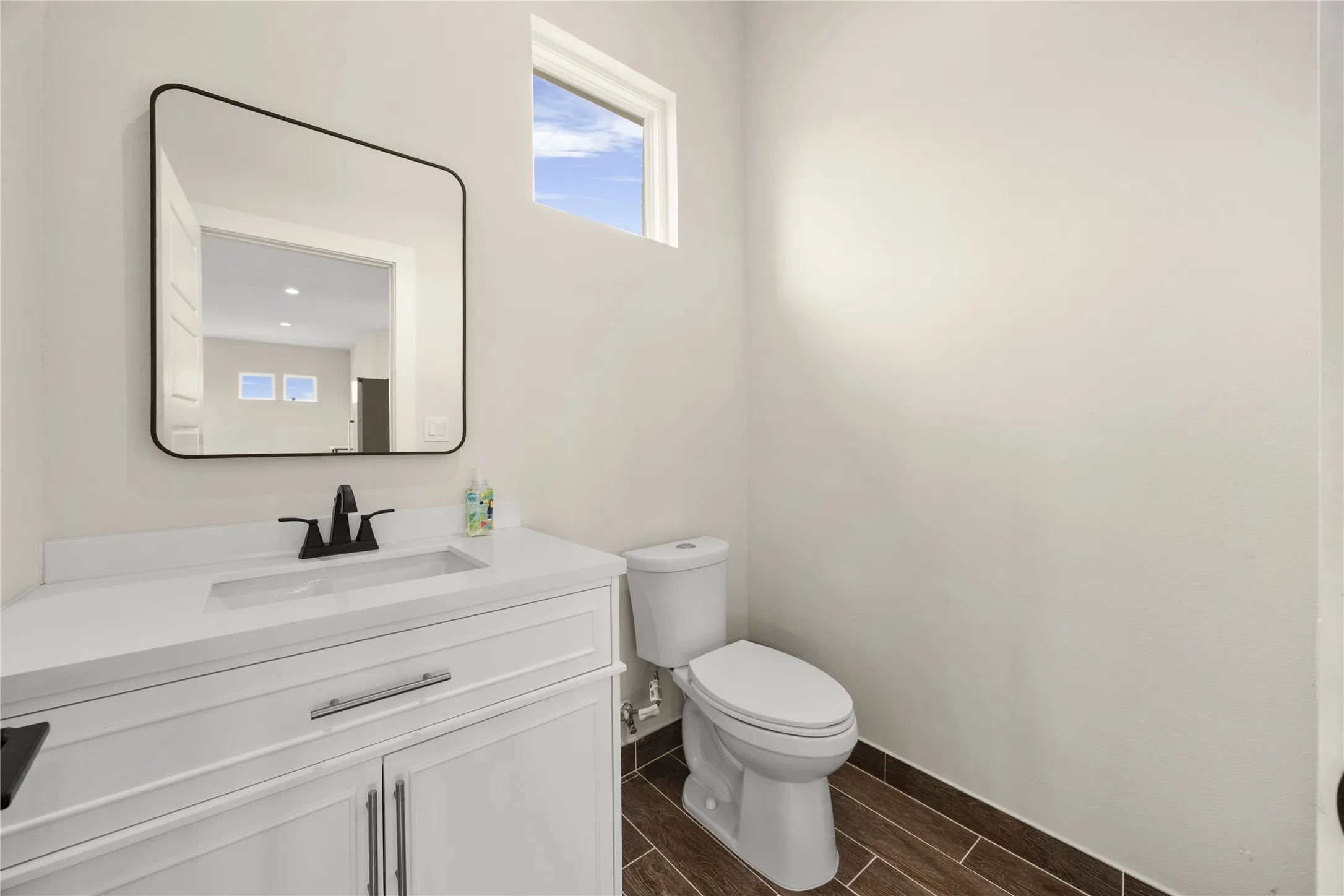 Half Bath in Garage