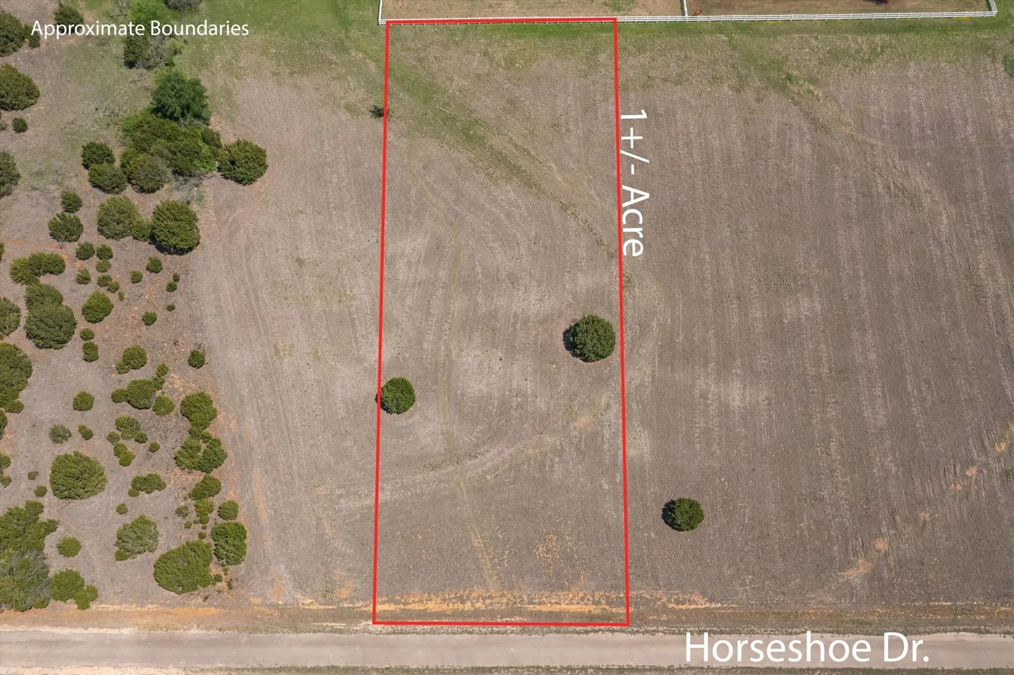 Expansive 1+/- acre lot featuring a level terrain and scattered mature trees