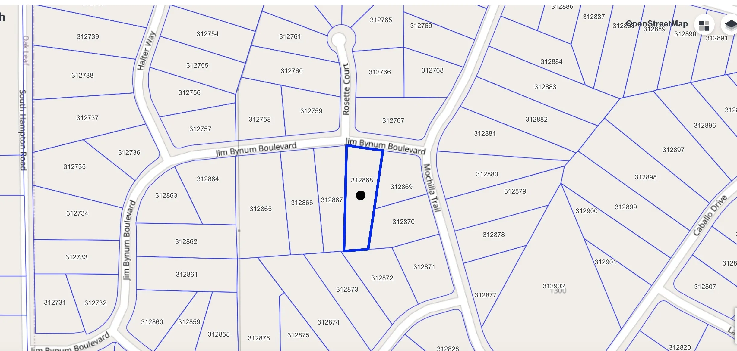 Plat Map. Illustrating the property's parcel boundaries and surrounding area