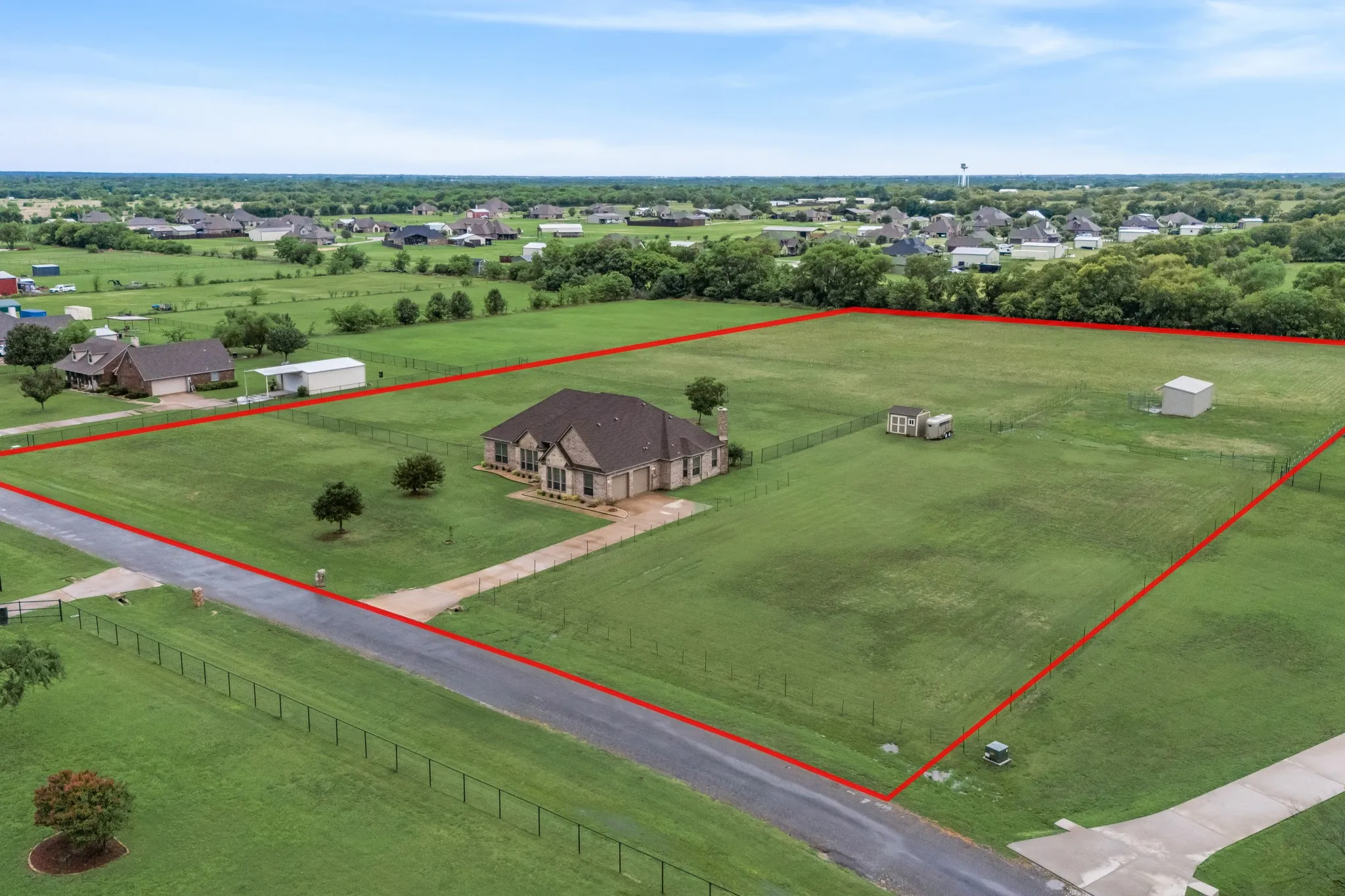 5 Acres fenced and cross fenced