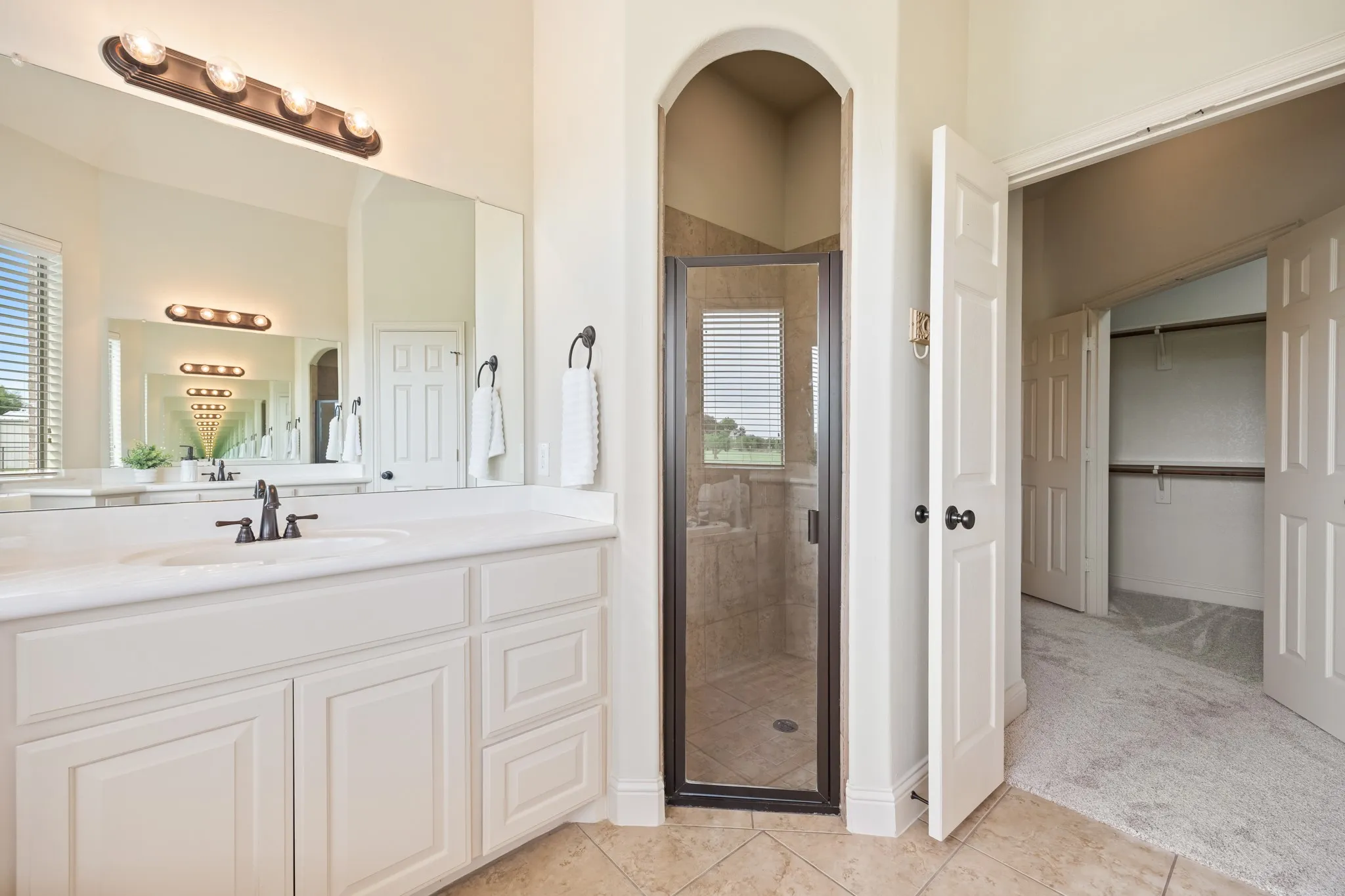 Shower is larger than it appears