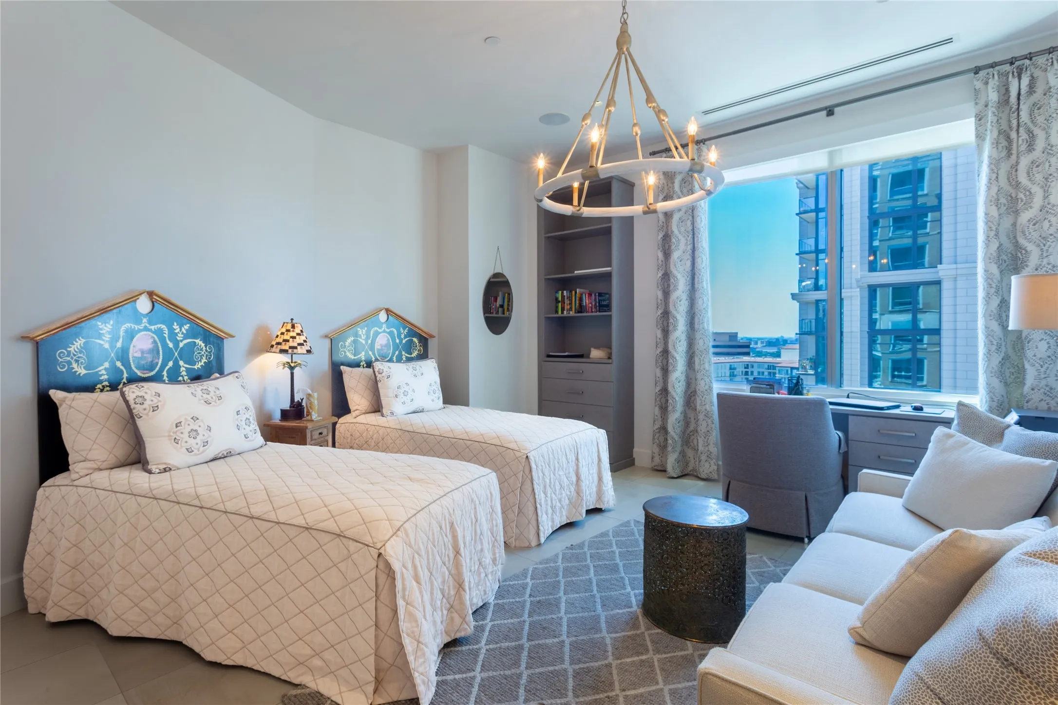 Private Study doubles as a third sleeping area.