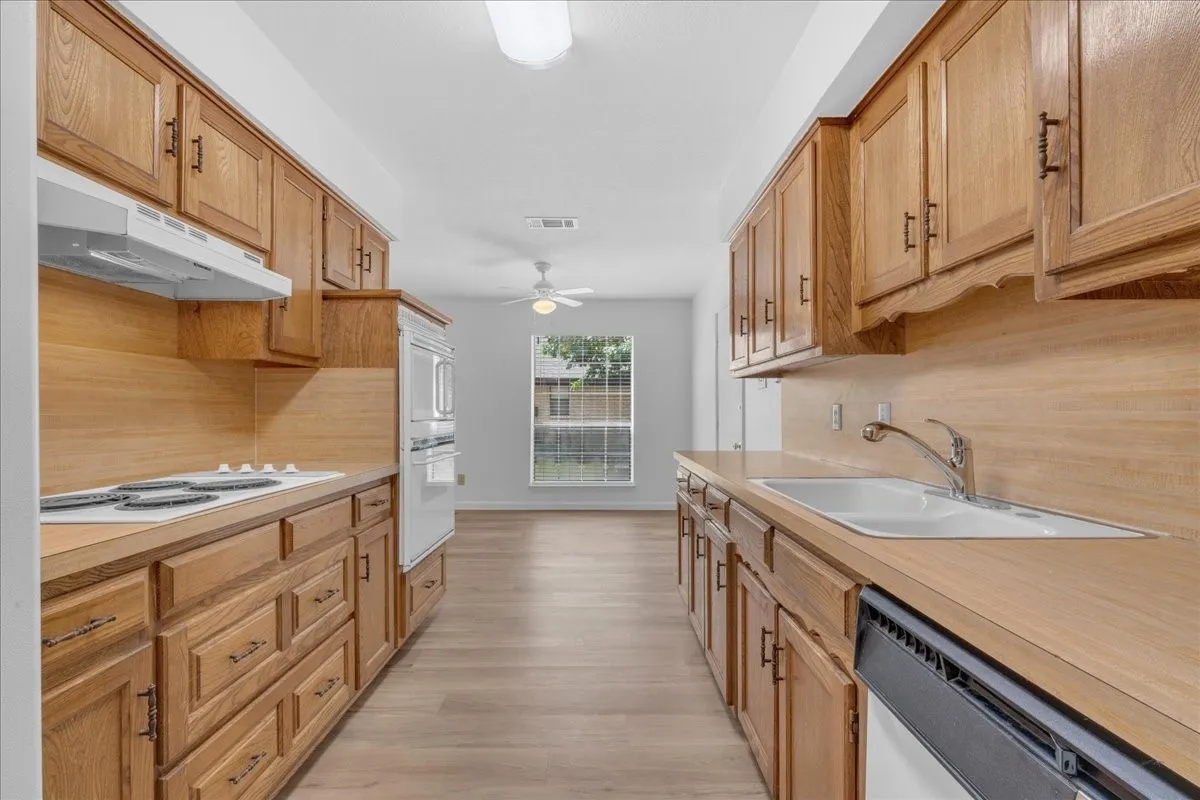 View of Kitchen from Utility Room