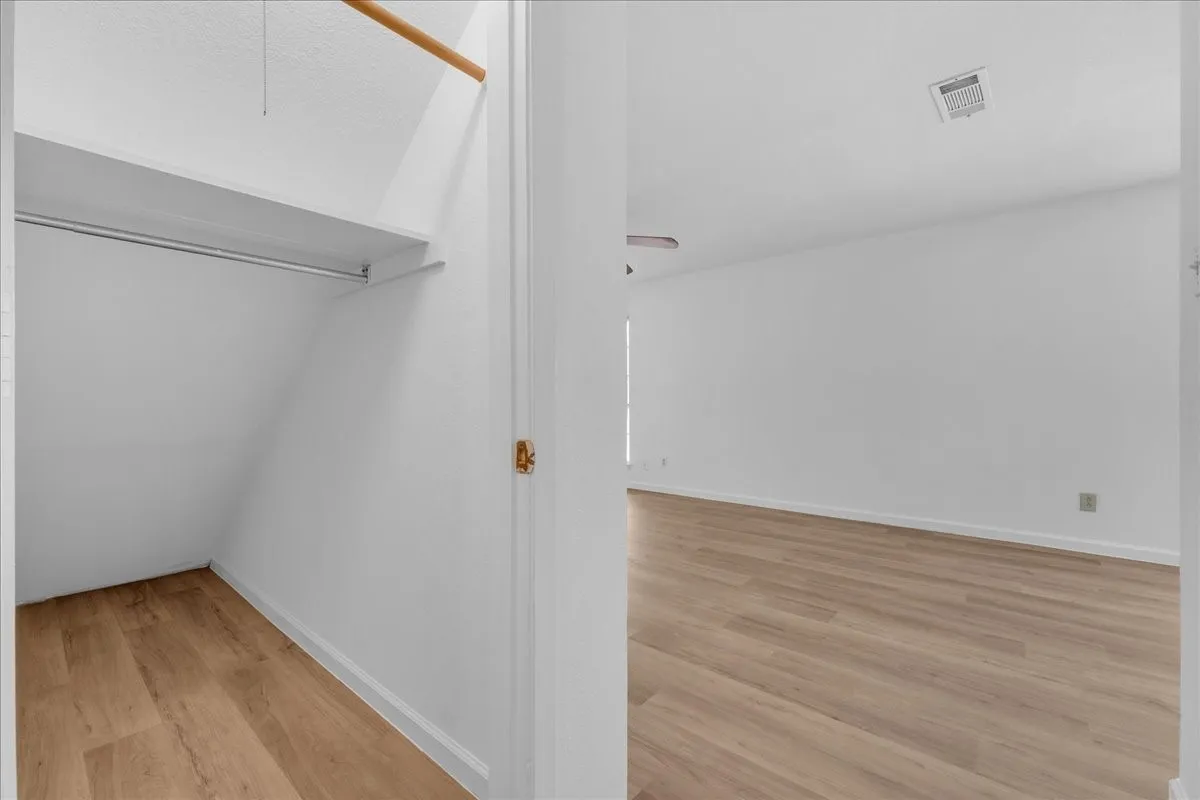Huge closet under the Stairs - great for extra storage