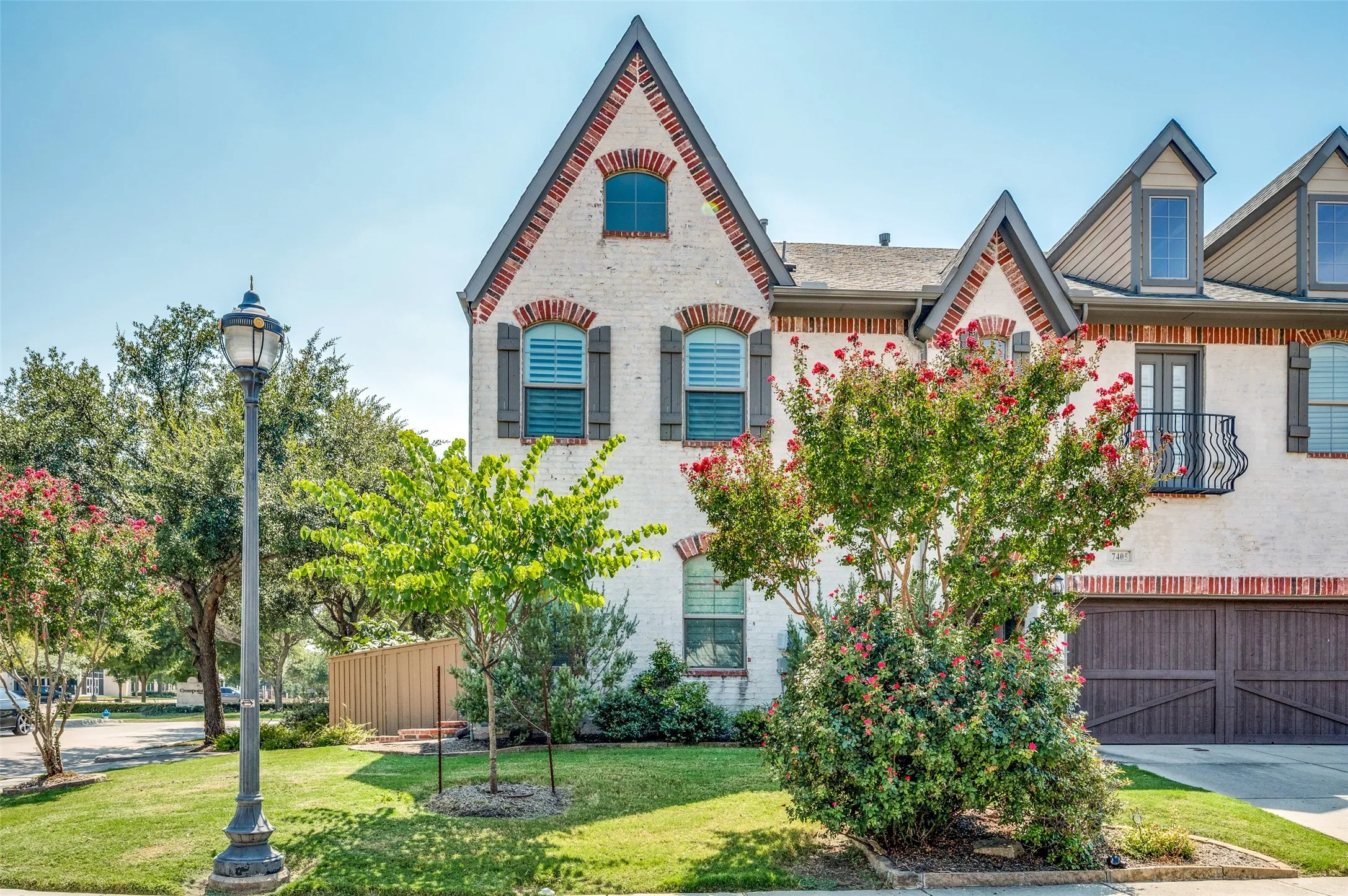 Front of town home
