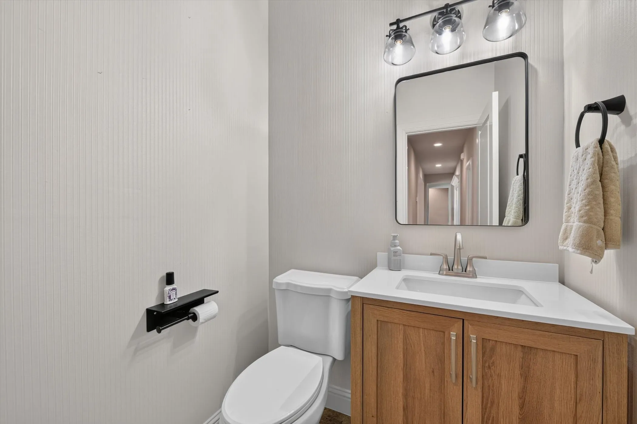 Half-Bath in hallway