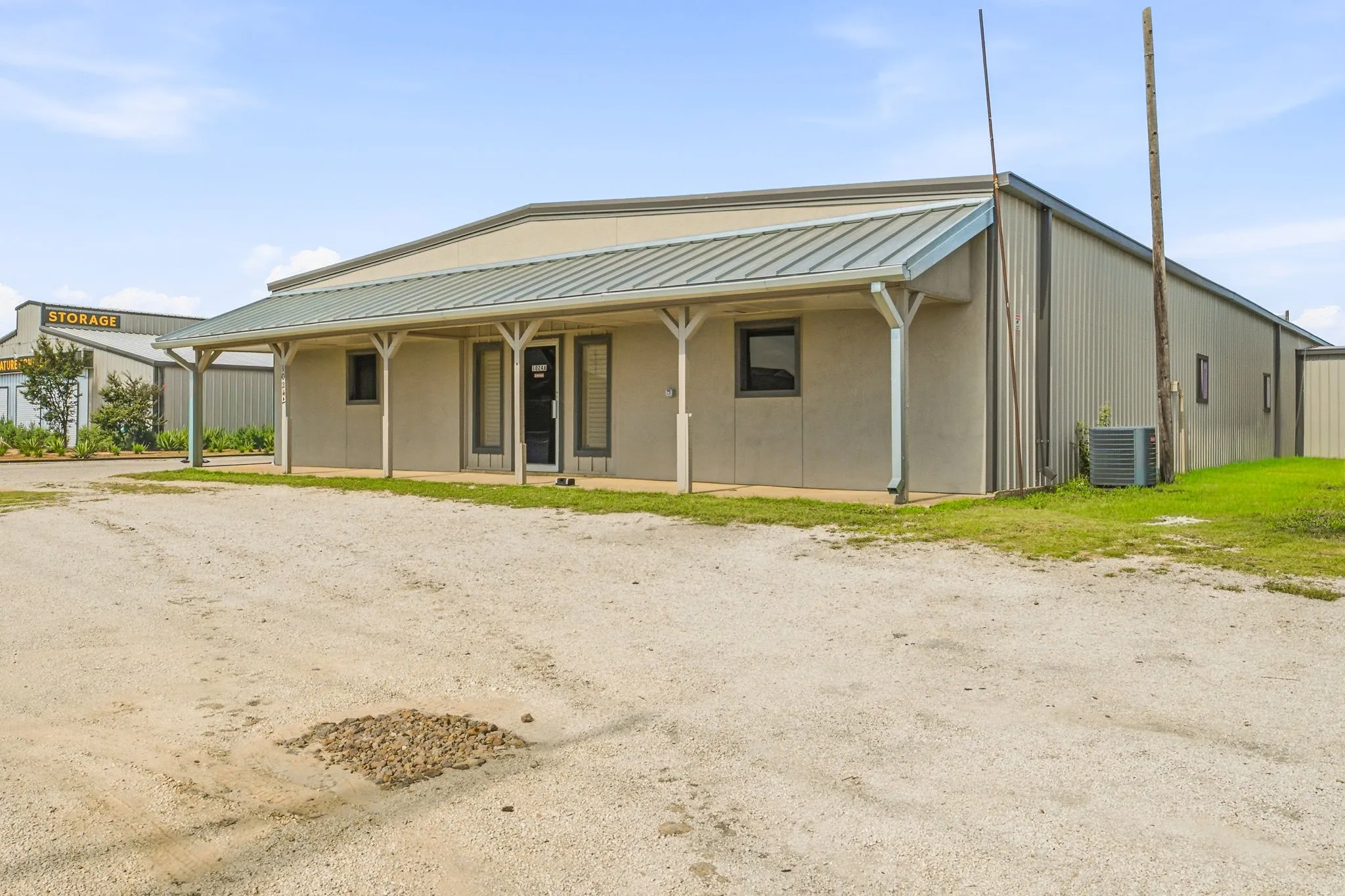 Front view of office