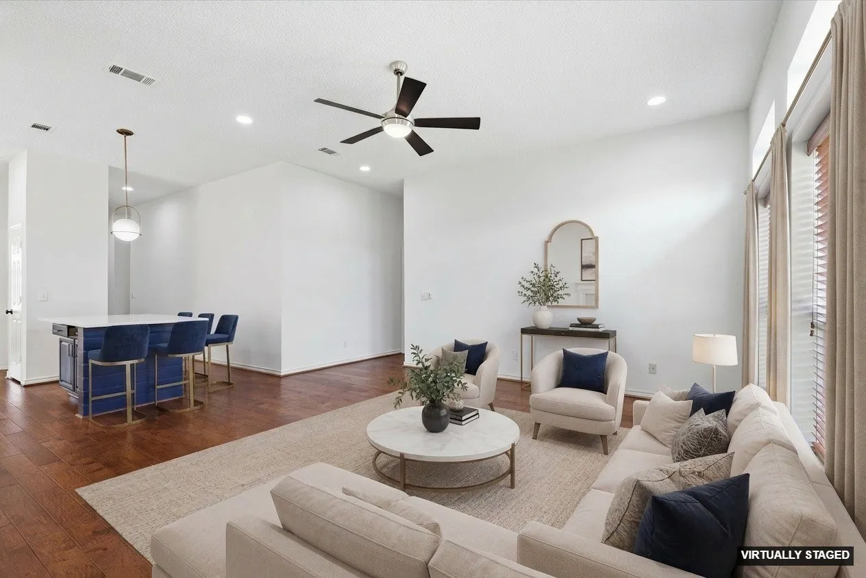 Family Room - virtually staged