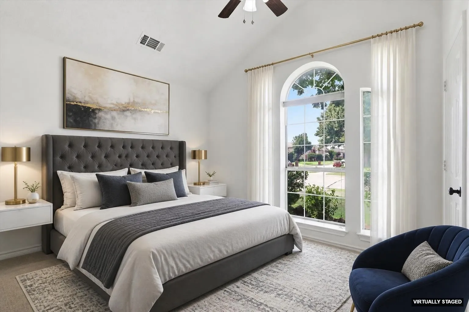 Bedroom #2 - virtually staged