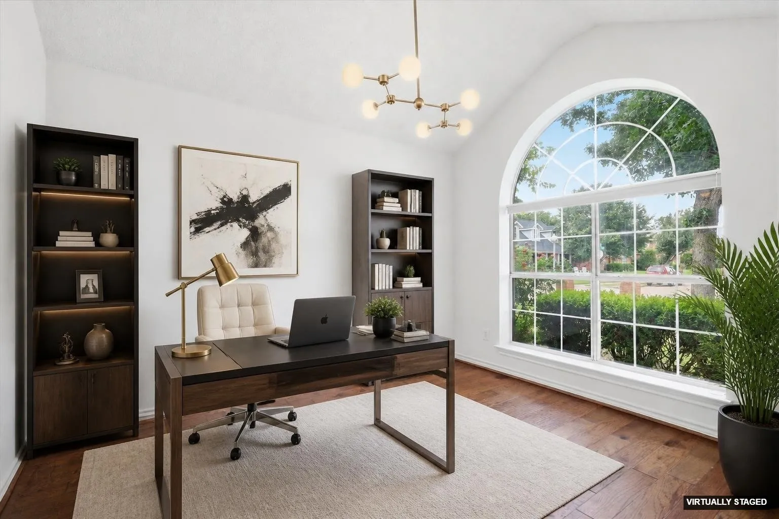 Dining Room or Office (has Barn Door) - virtually staged