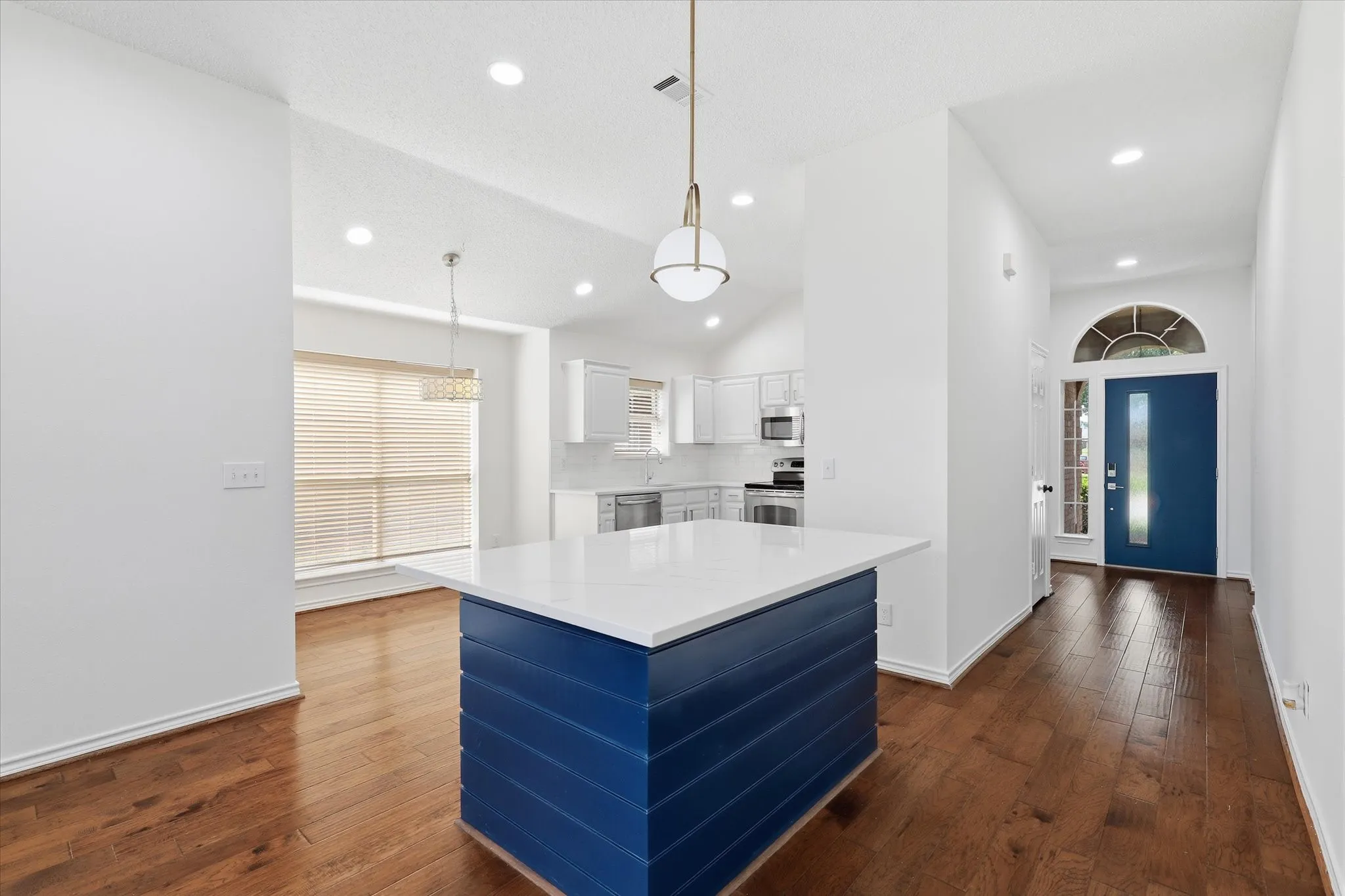 The Breakfast Area off of the Kitchen also includes a breakfast bar.
