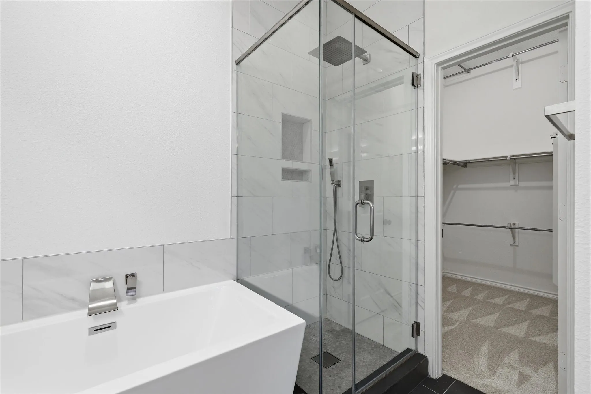 Primary Bath with separate shower shown