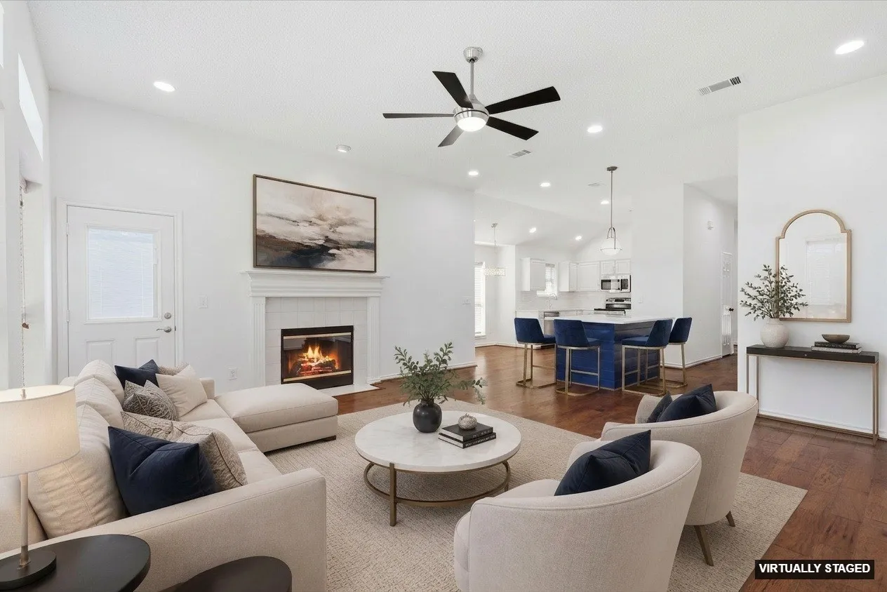 Family Room - Virtually Staged