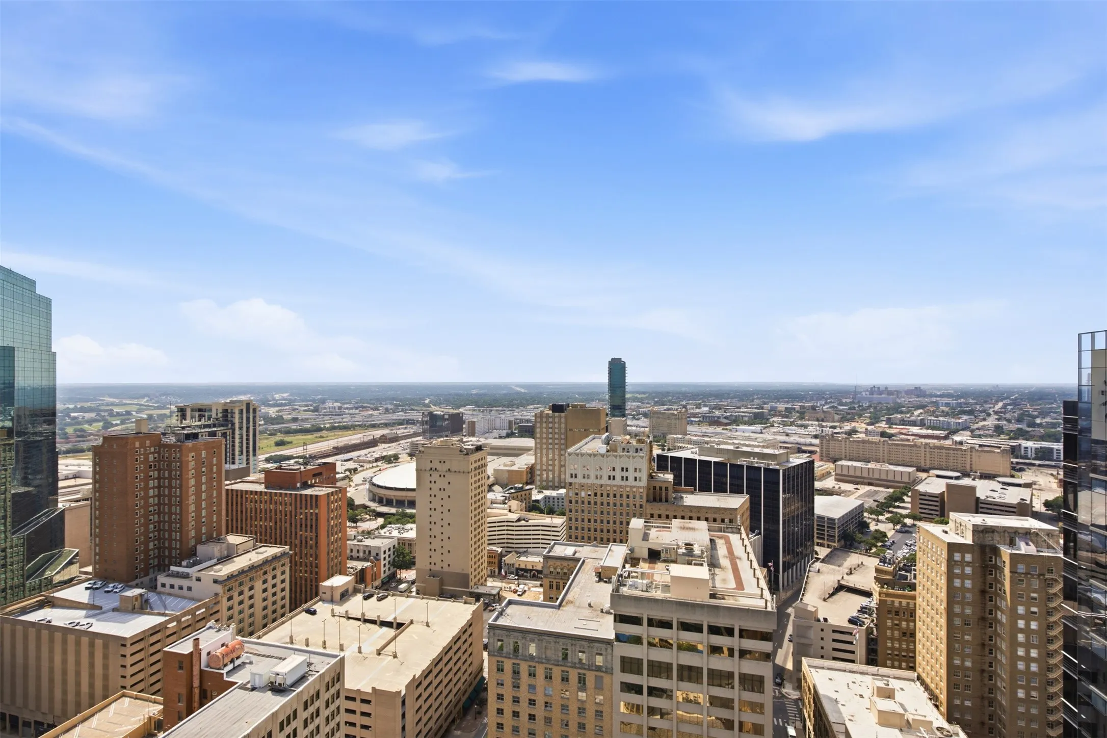 Step onto your private balcony for a perfect spot to enjoy the city and horizon views!
