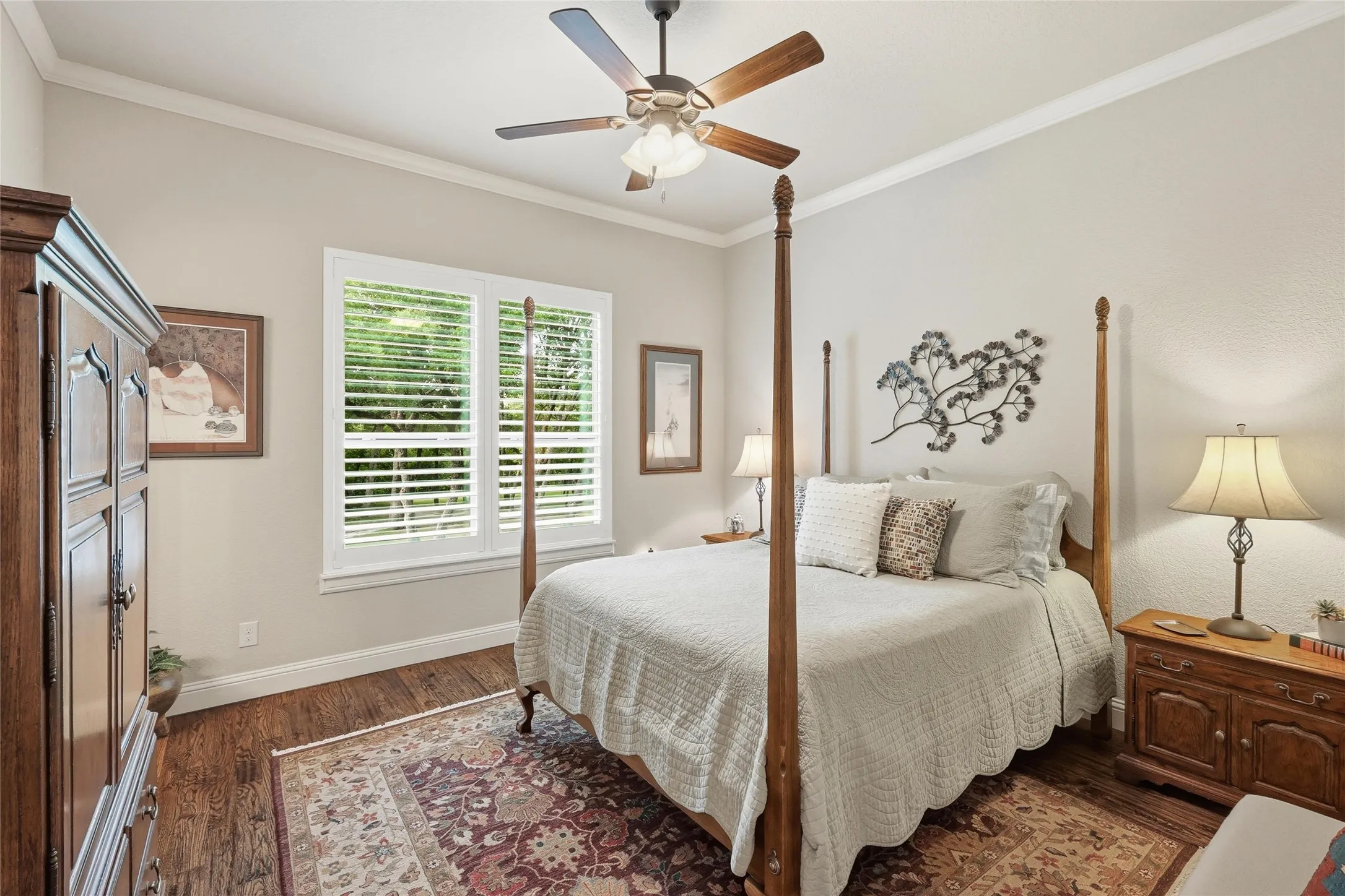 Bedroom 2 is spacious, light and bright