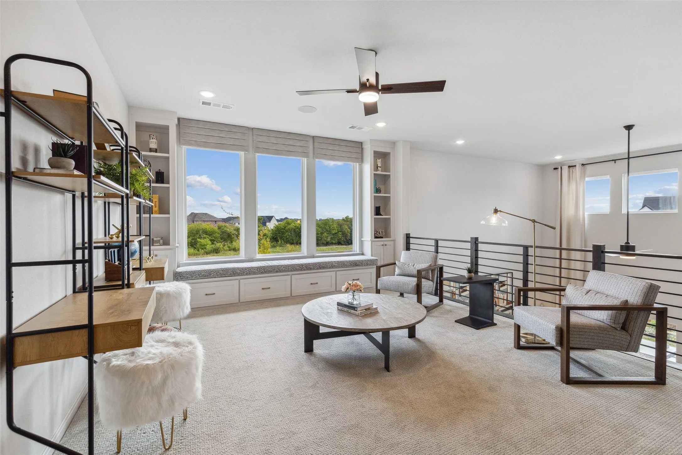 The entire family will enjoy plenty of family fun time in this spacious, light filled game room!