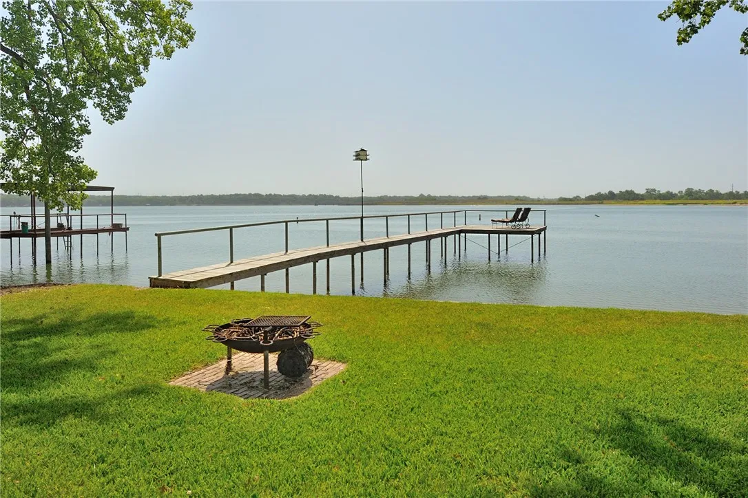 Lake level is currently lower than this photo