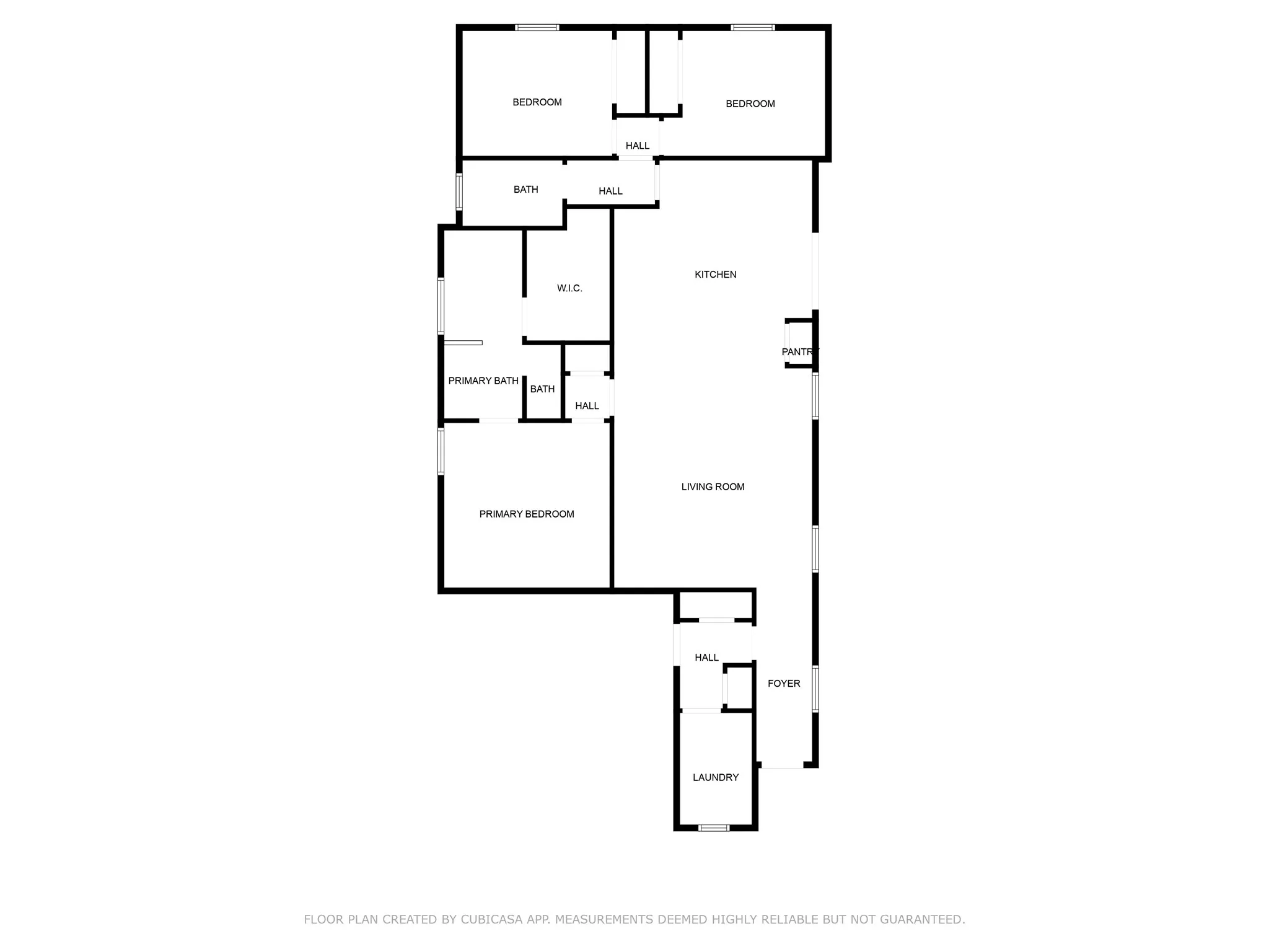 View of room layout