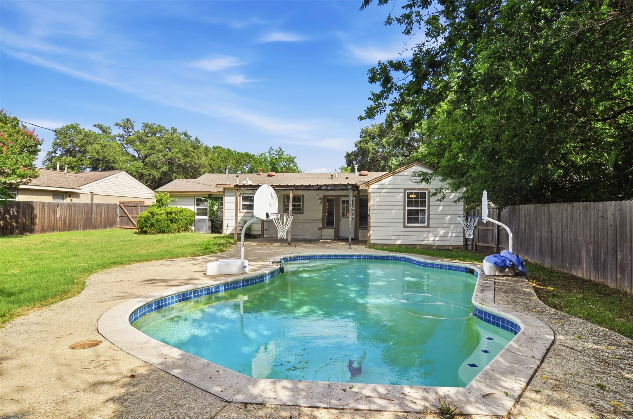 Pool and Rear View