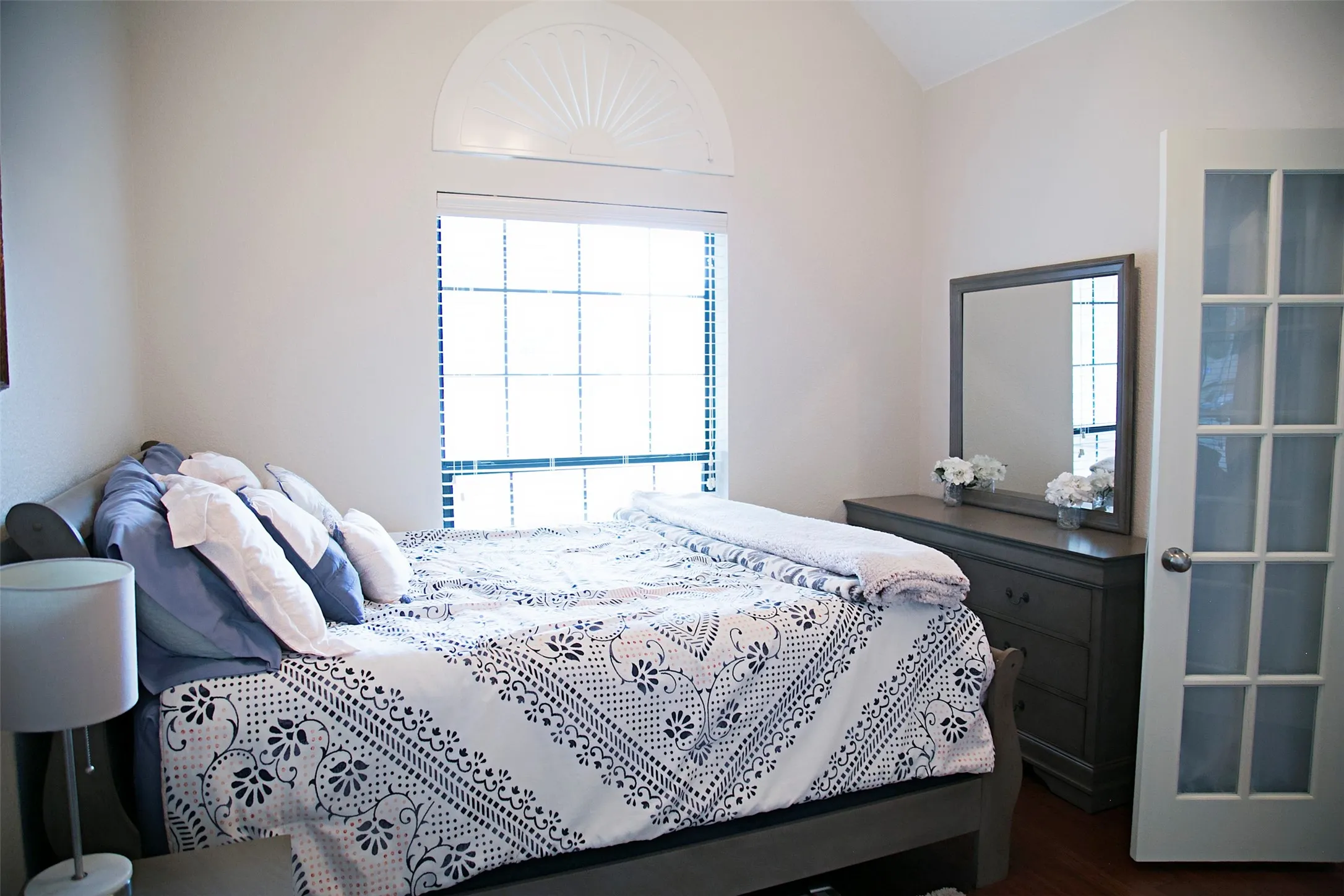 Bedroom by entry.  Can be used an office.