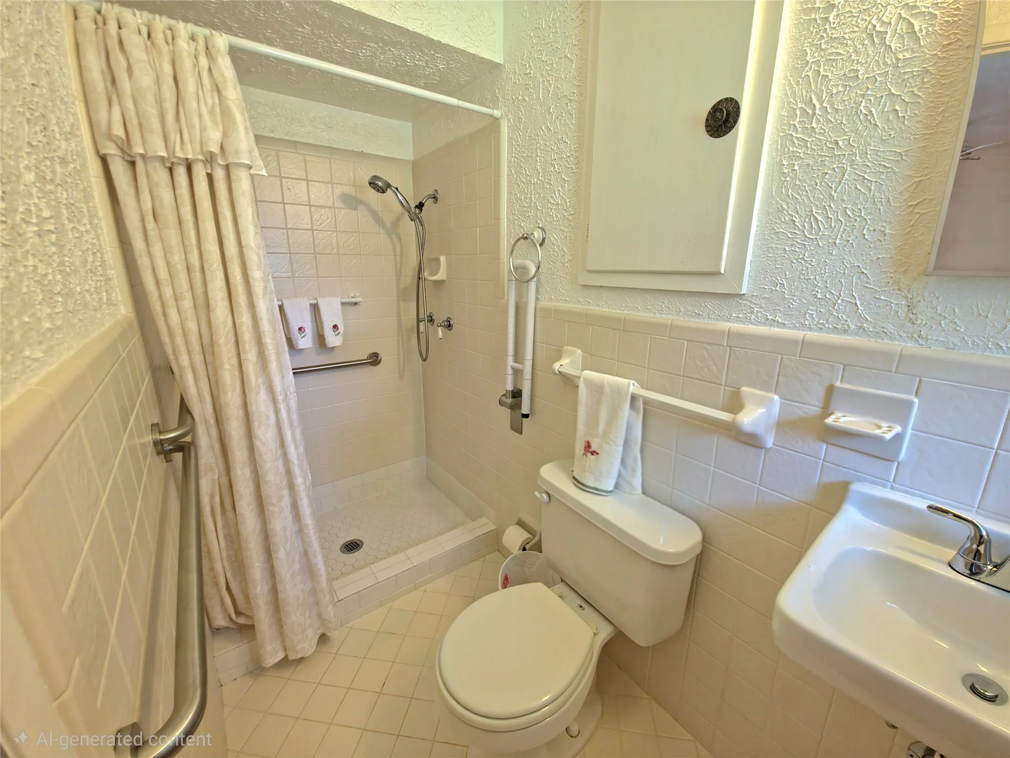 En suite bathroom