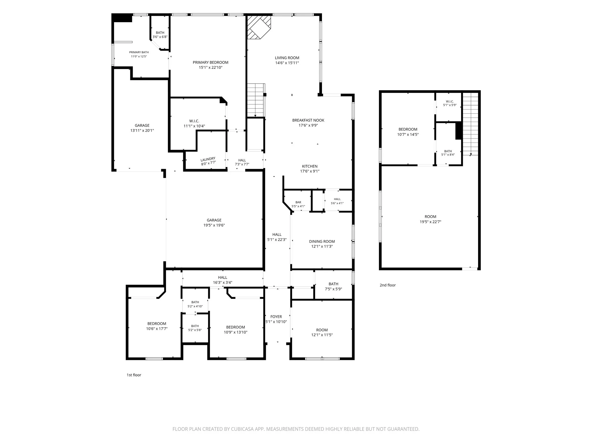 Flexible story-and-a-half floor plan with three bedrooms downstairs and a private upstairs bedroom, full bath, and game room.