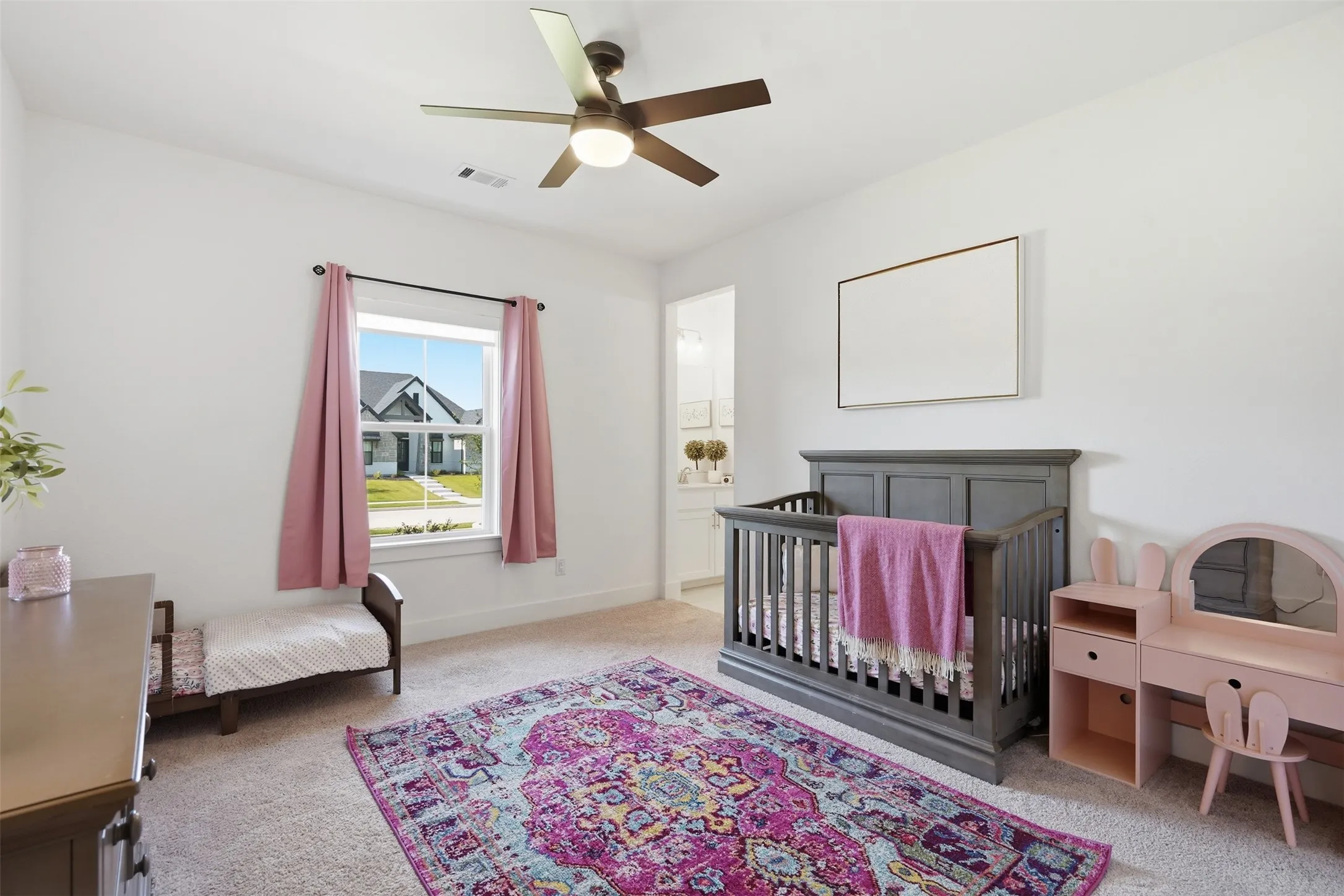 Bedroom with access to Jack and Jill bathroom