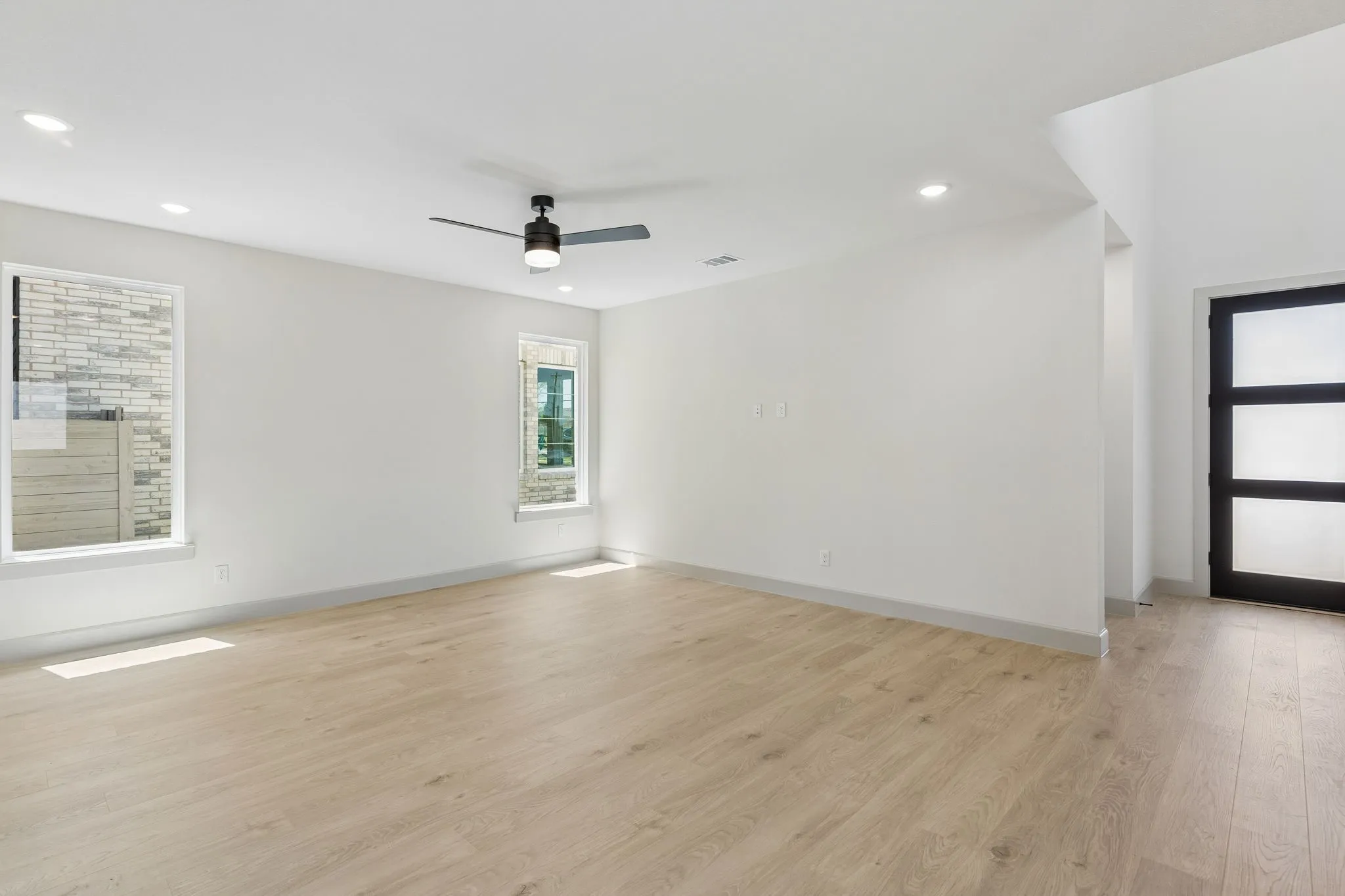 Your spacious new family room is large enough to host the entire family!