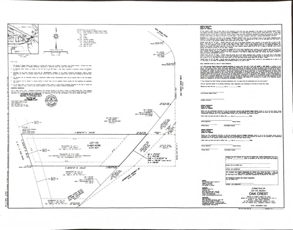 Survey map / technical document